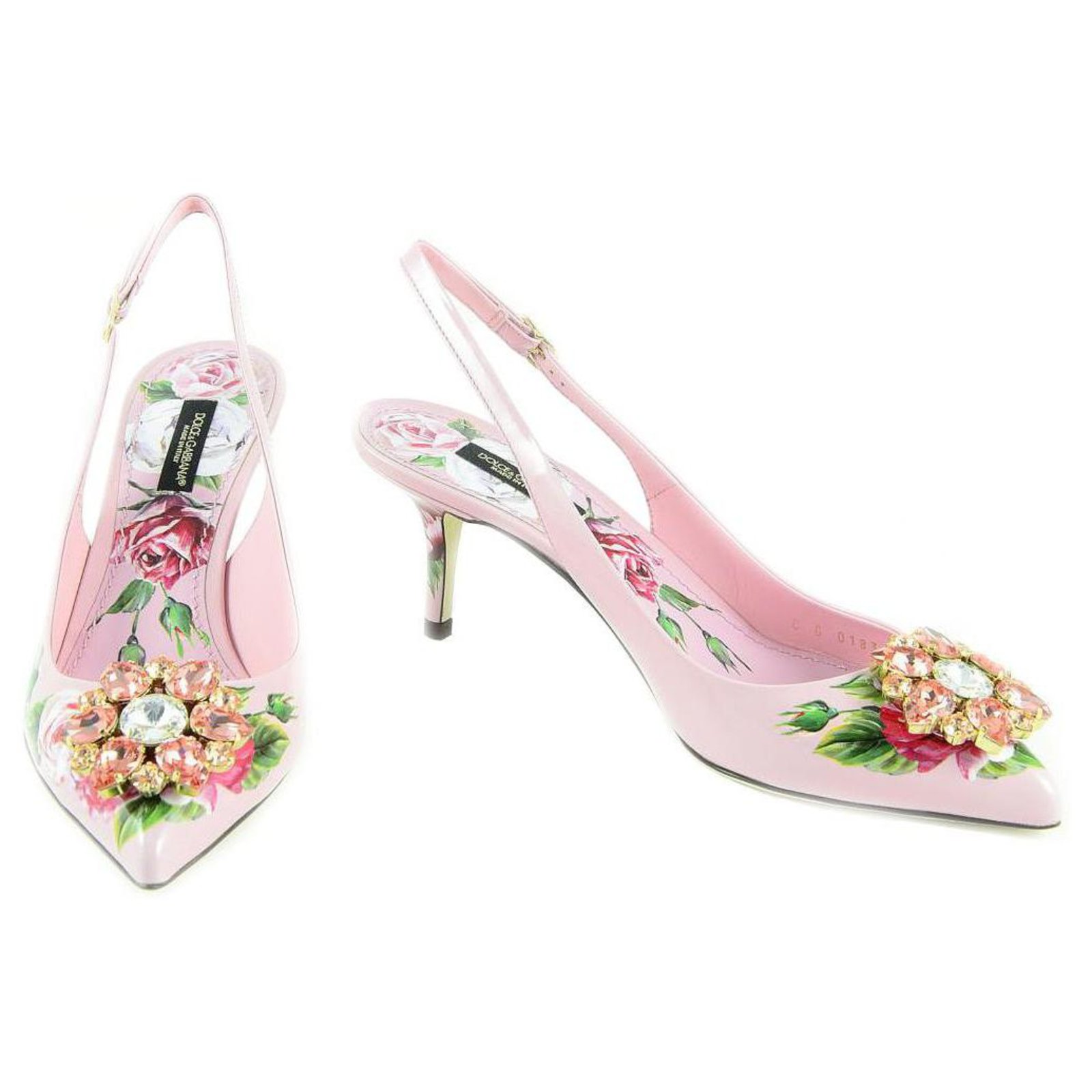 dolce and gabbana flower shoes
