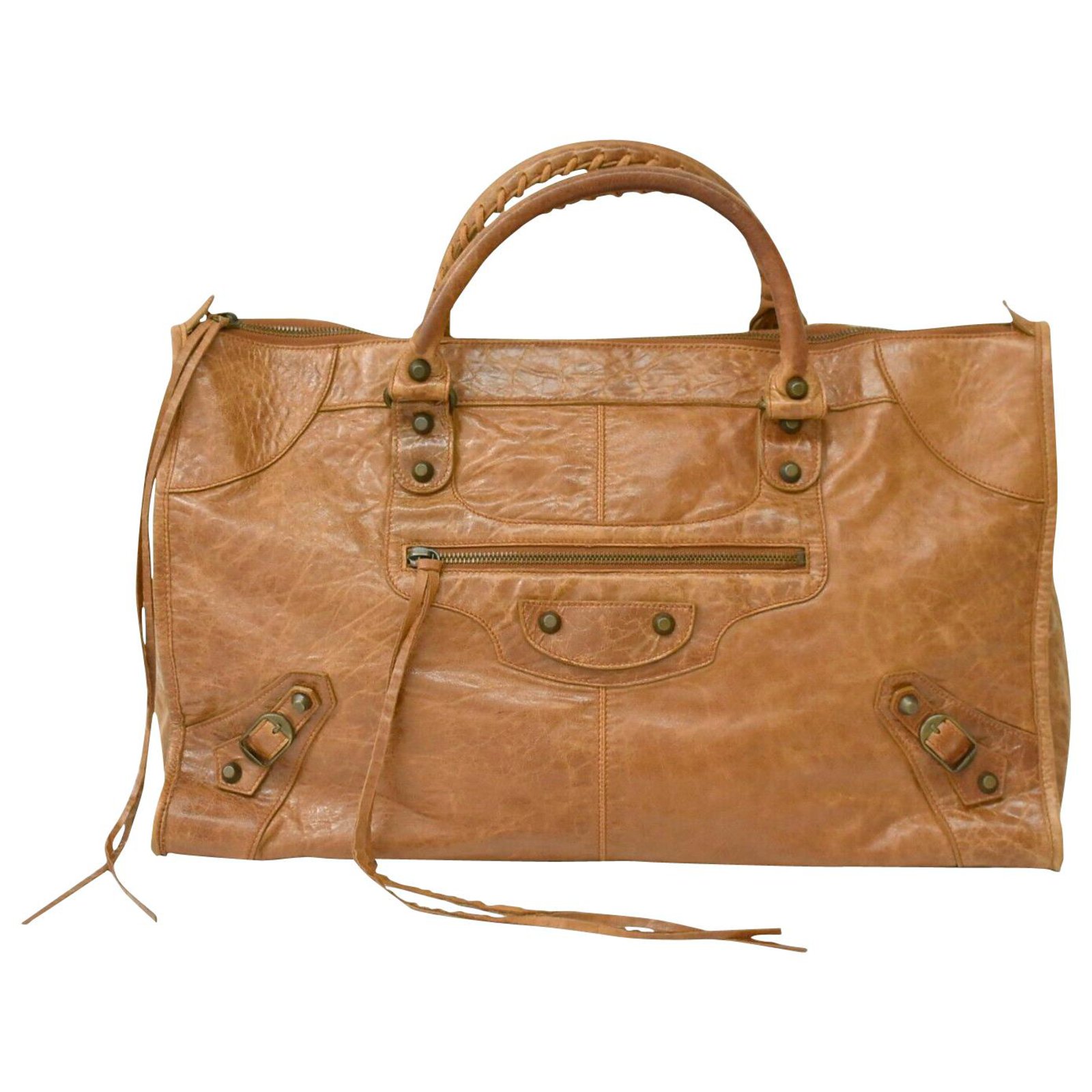 Balenciaga The Work Brown Leather ref.161742 - Joli Closet
