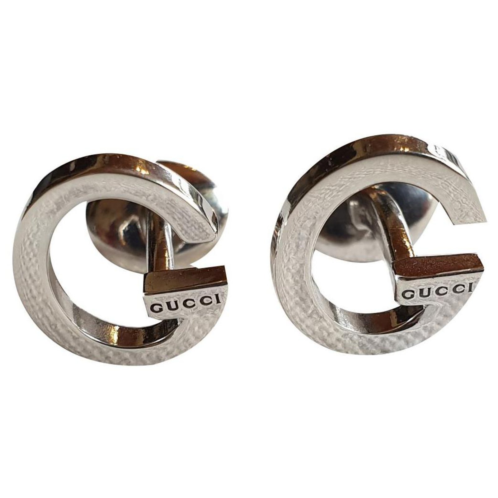 gucci silver cufflinks