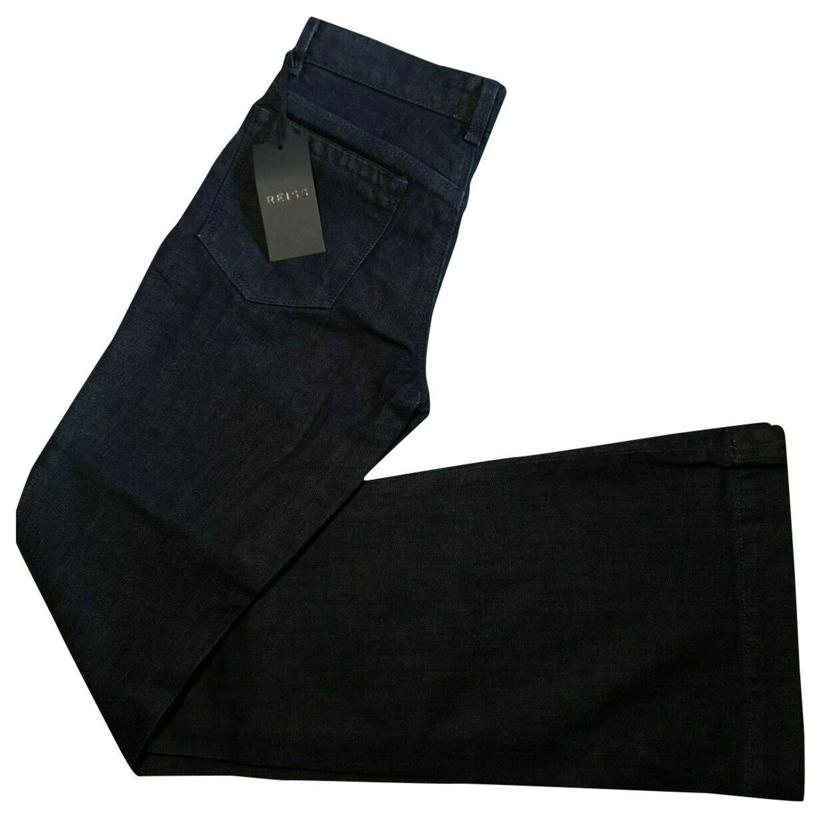 navy blue cotton jeans
