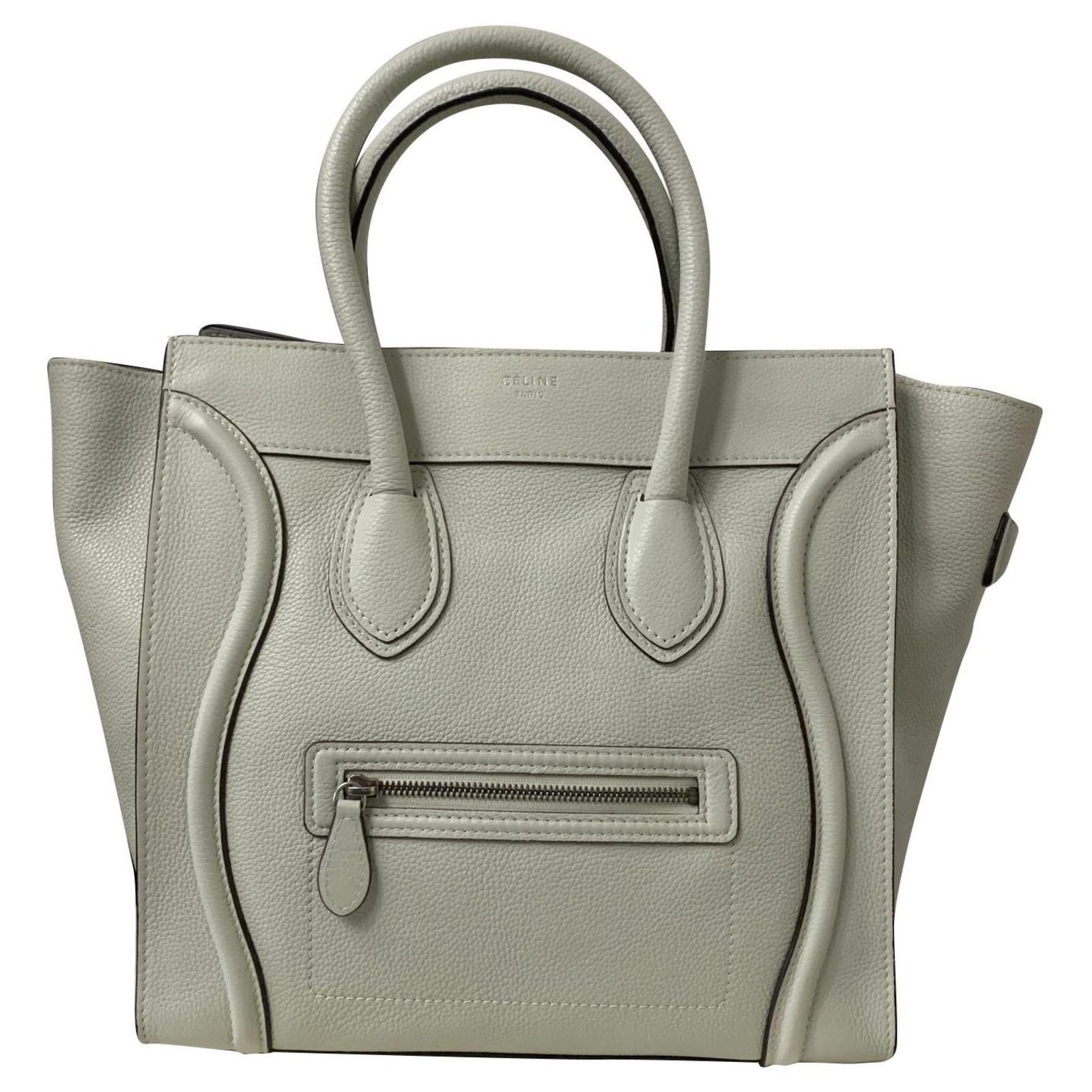 celine mini luggage grey