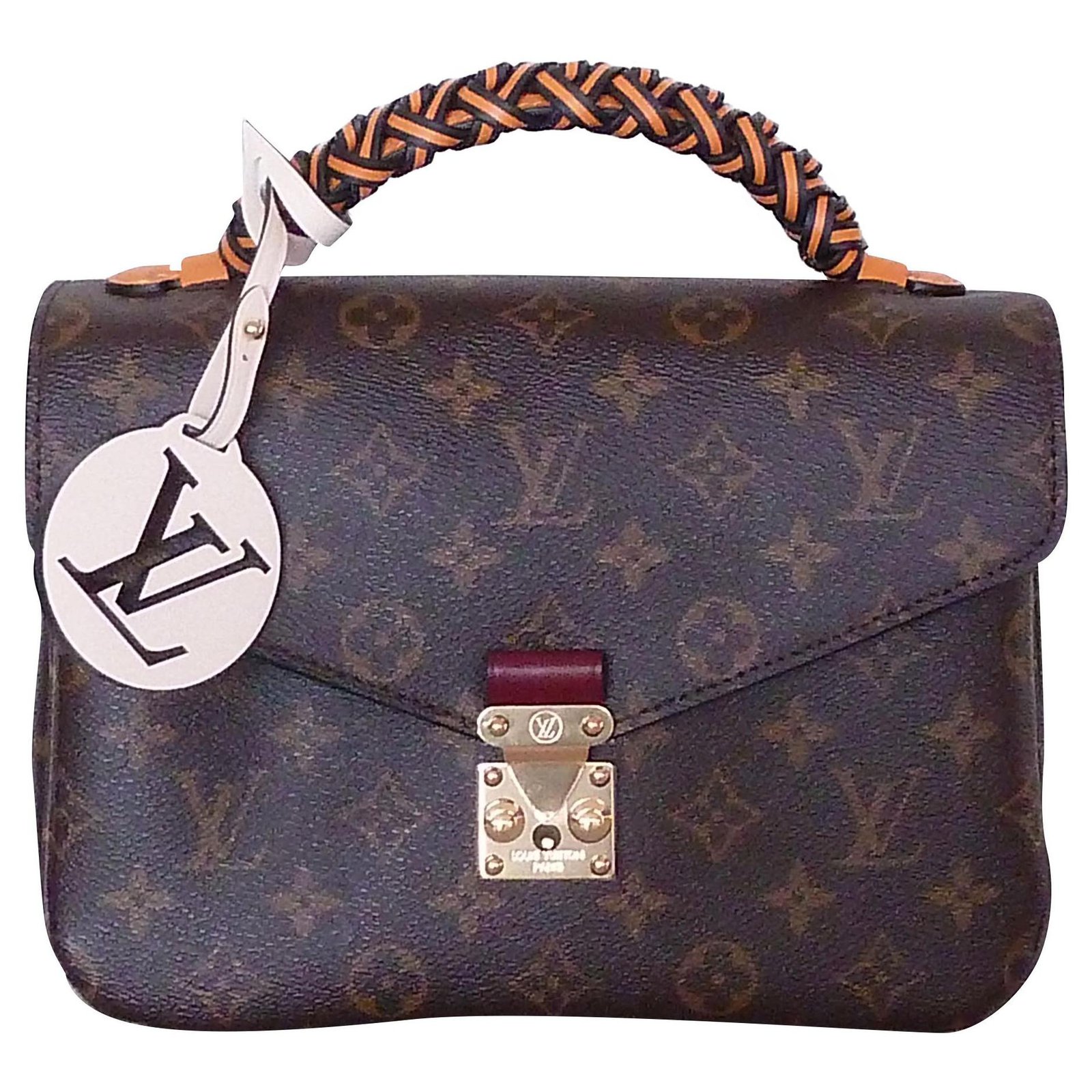 Metis Louis Vuitton Clutch bags Brown Cloth ref.253309 - Joli Closet