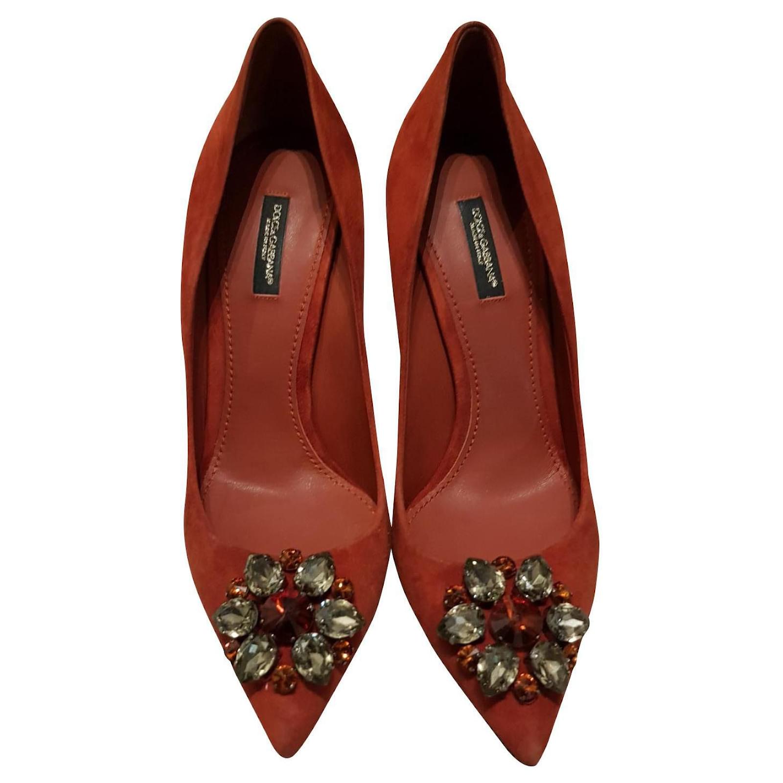 Dolce \u0026 Gabbana Tacchi Bordò Pelle ref.163211 - Joli Closet