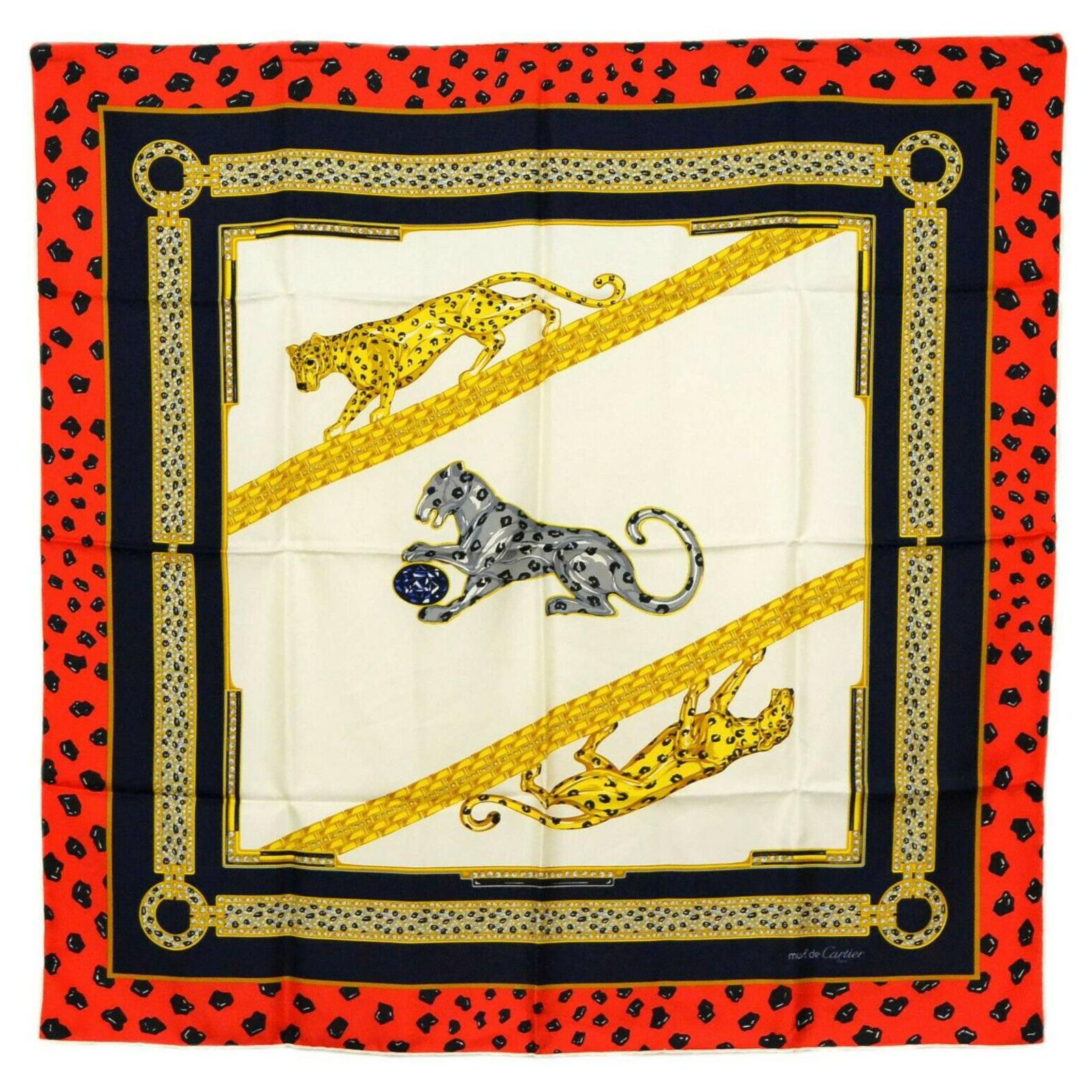 cartier panther scarf