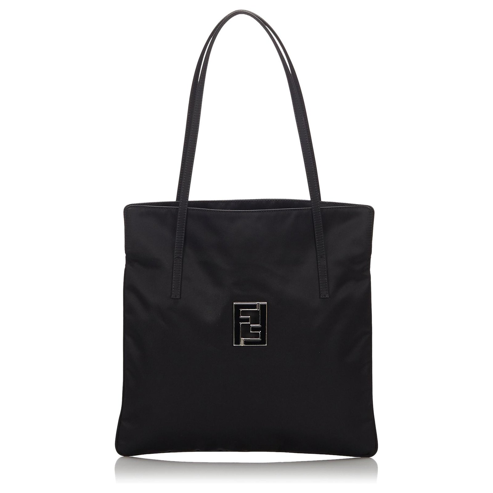 Fendi Black Nylon Tote Bag Cloth ref.164092 - Joli Closet