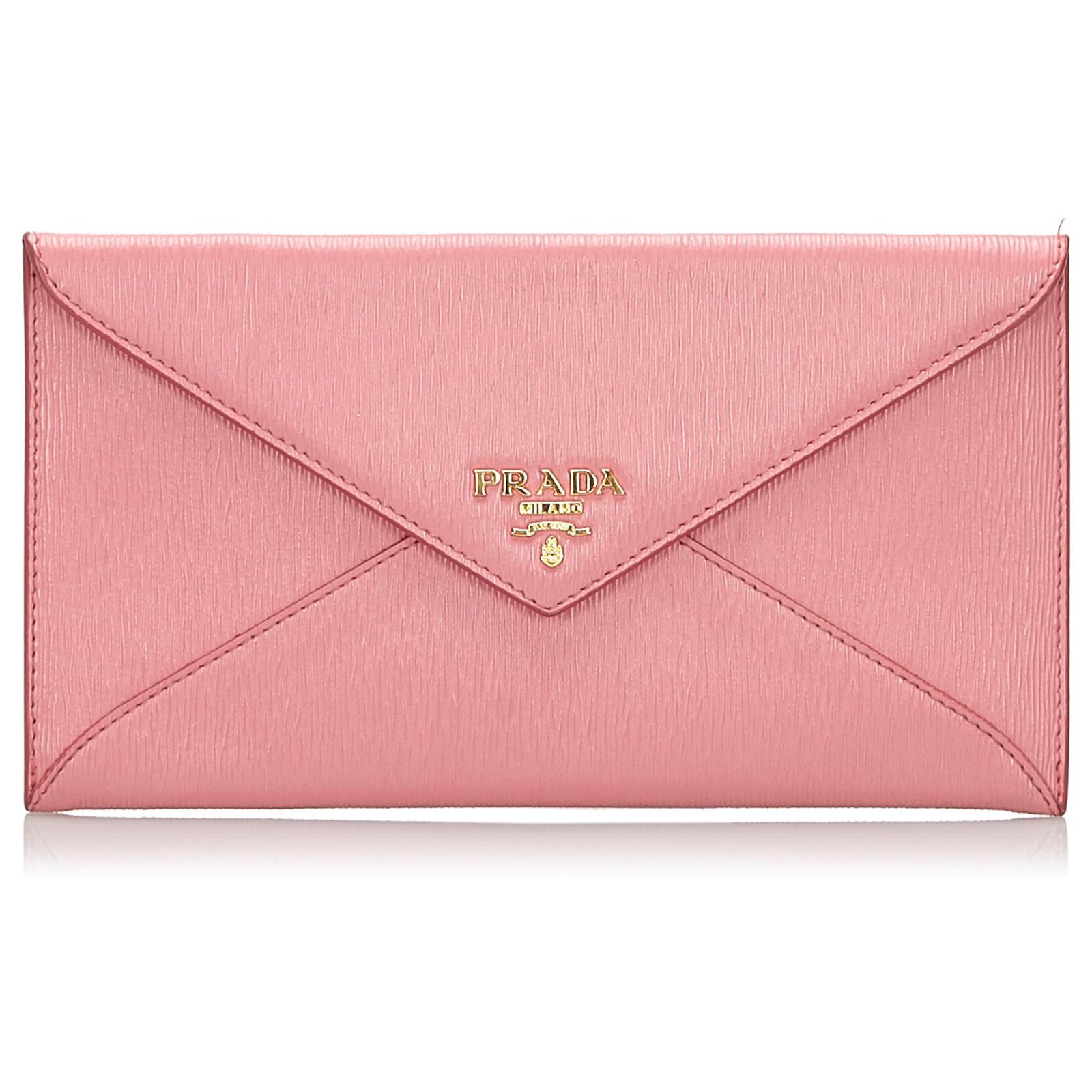 Prada Prada Pink Vitello Move Envelope 