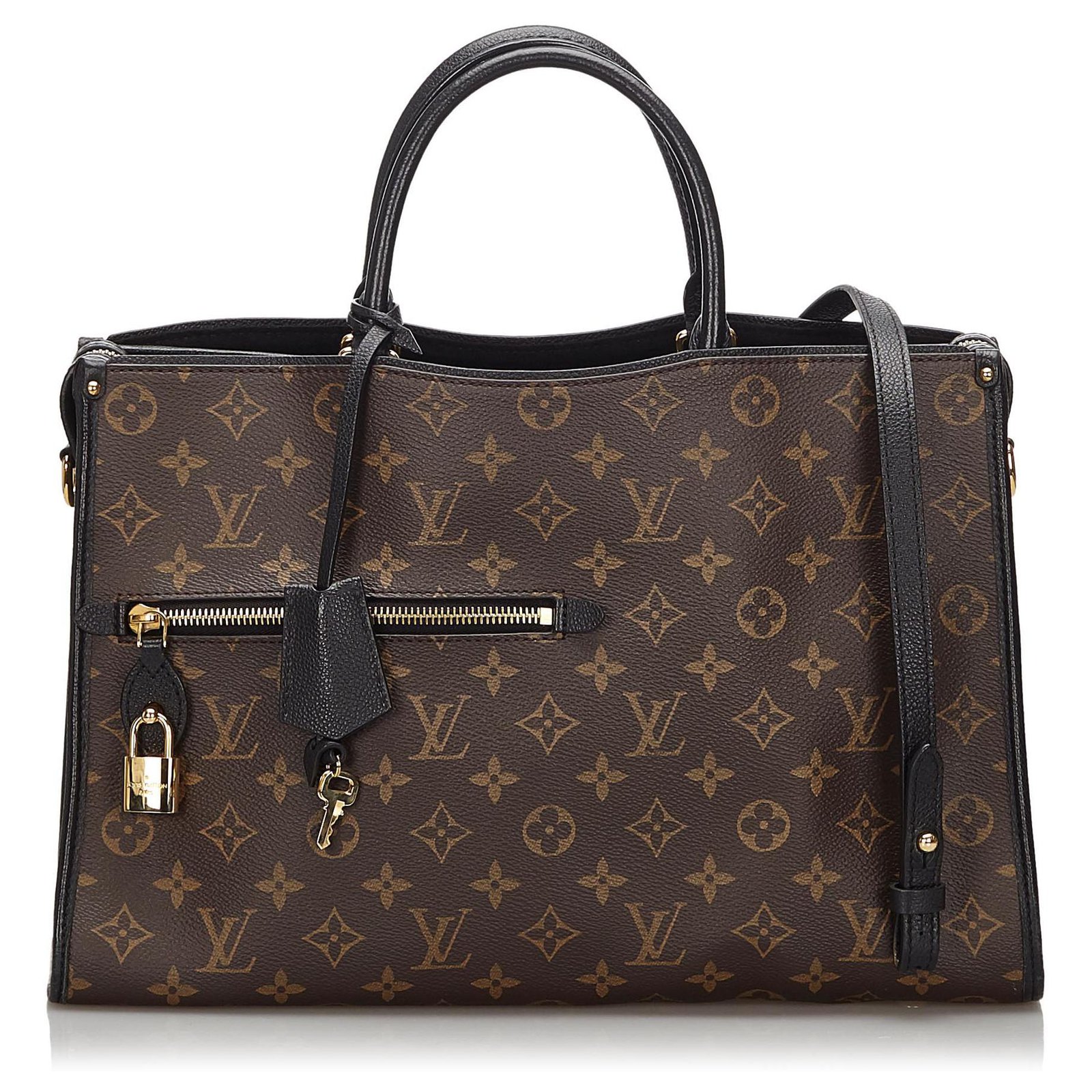 Louis Vuitton Popincourt MM Monogram Handbag Brown ref.248715