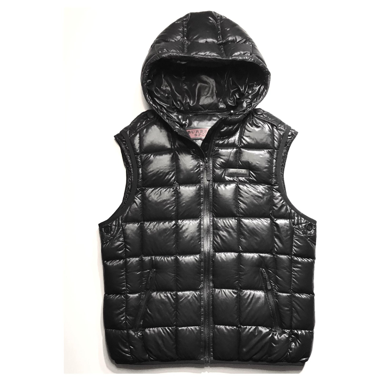 Burberry down jacket Black Nylon  - Joli Closet