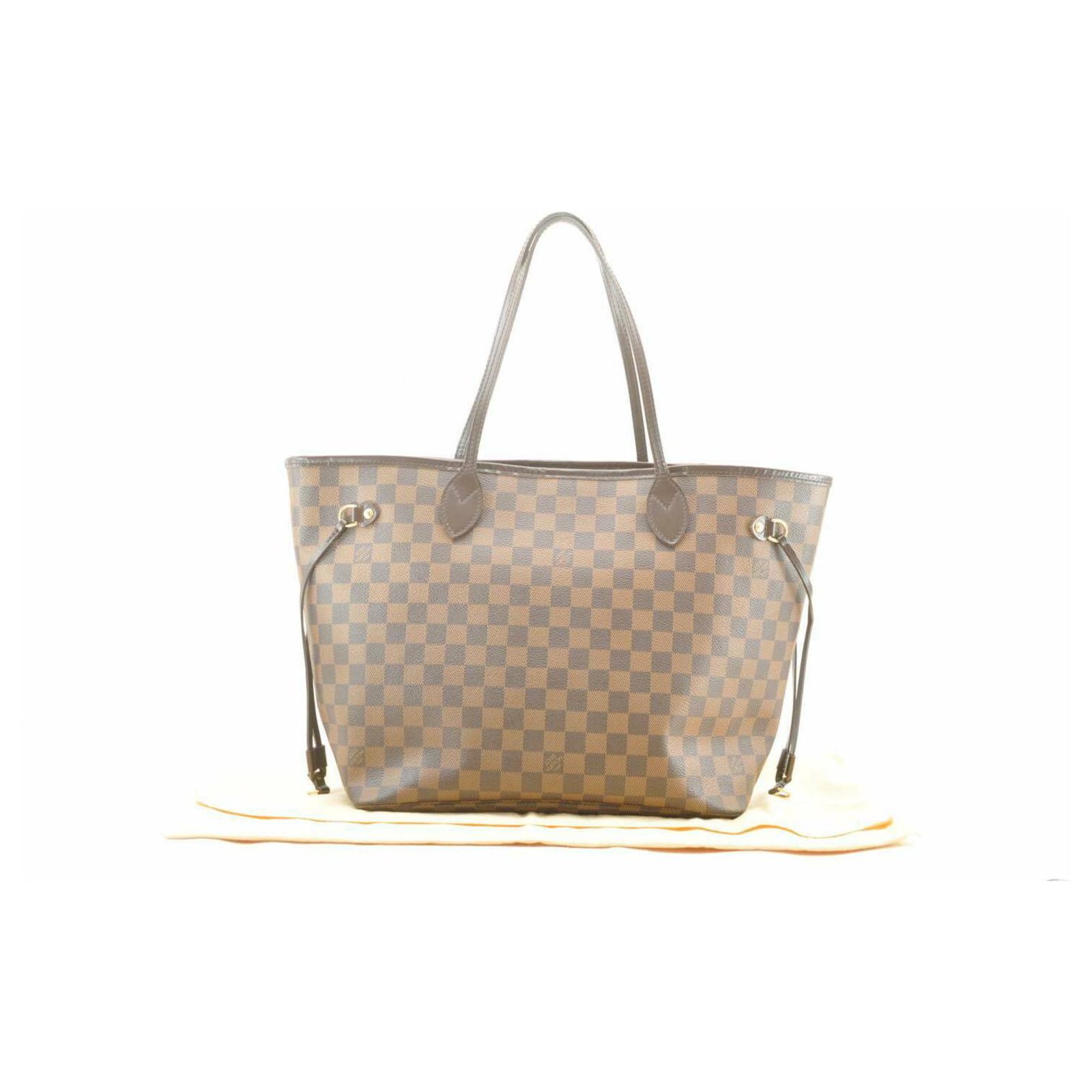 Louis Vuitton Louis Vuitton Damier Ebene Neverfull Mm Totes Cloth Brown Ref Joli Closet