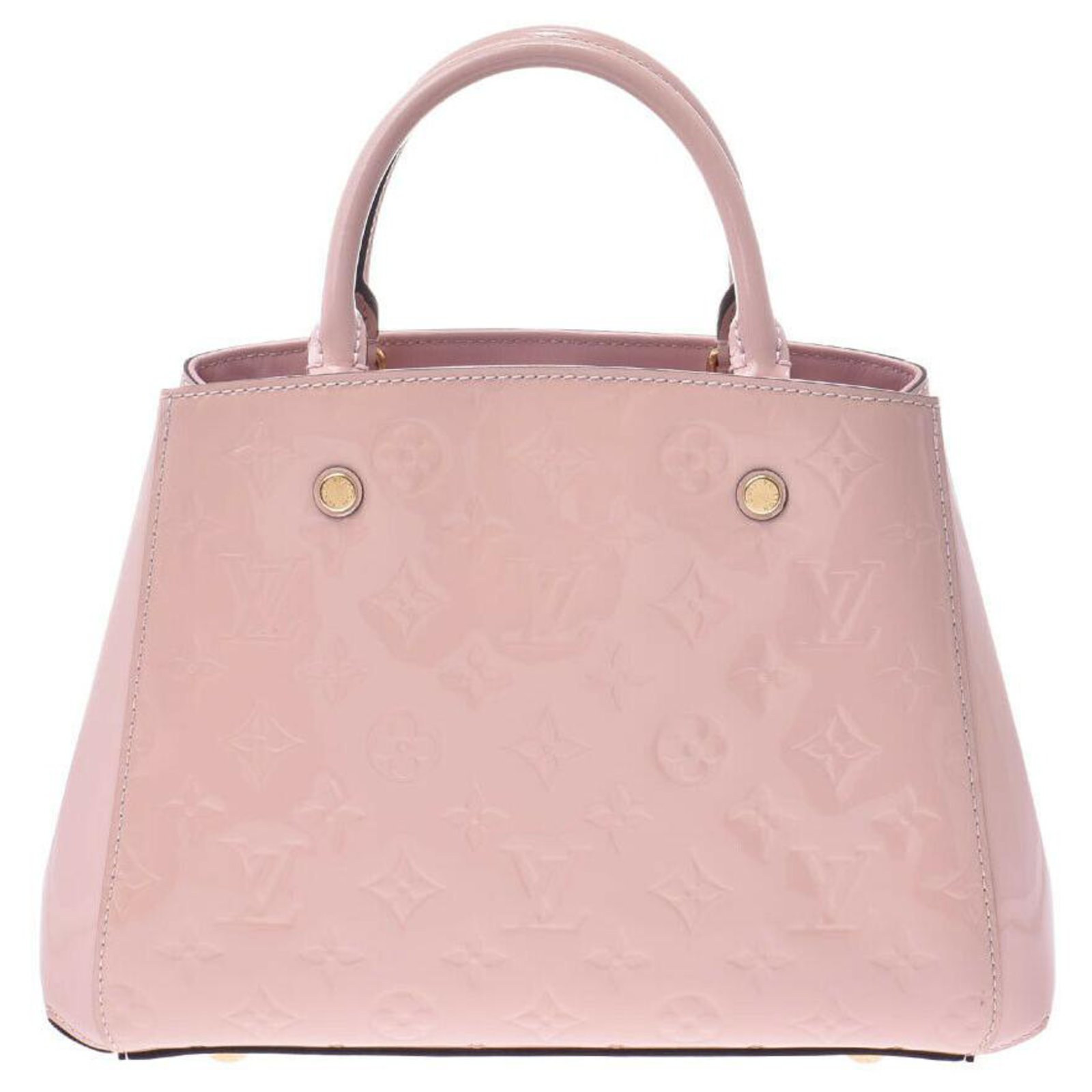 Louis Vuitton Montaigne BB handbag Rose valerine Pink Leather ref