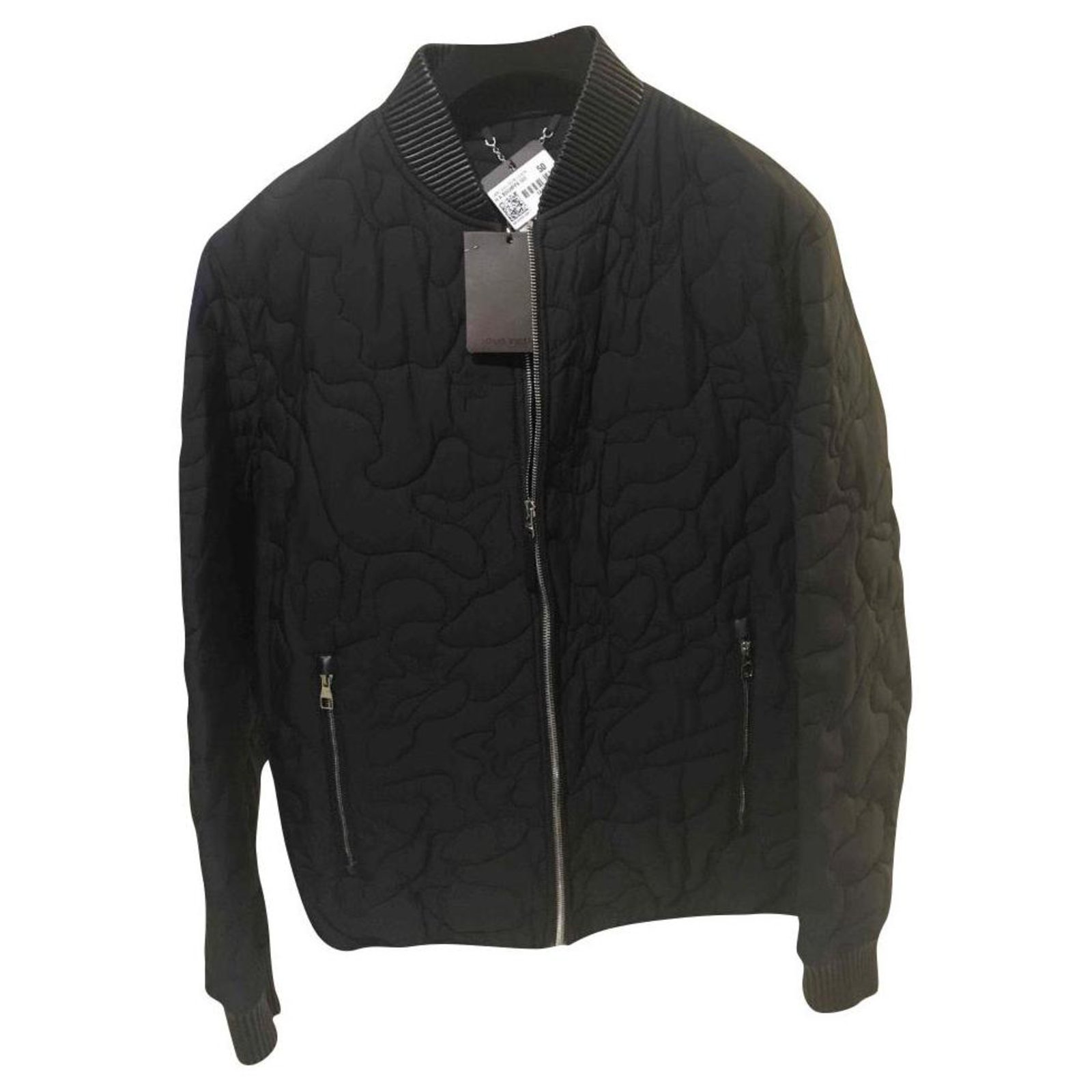 Veste Louis Vuitton Noir taille 50 FR en Polyester - 10642042