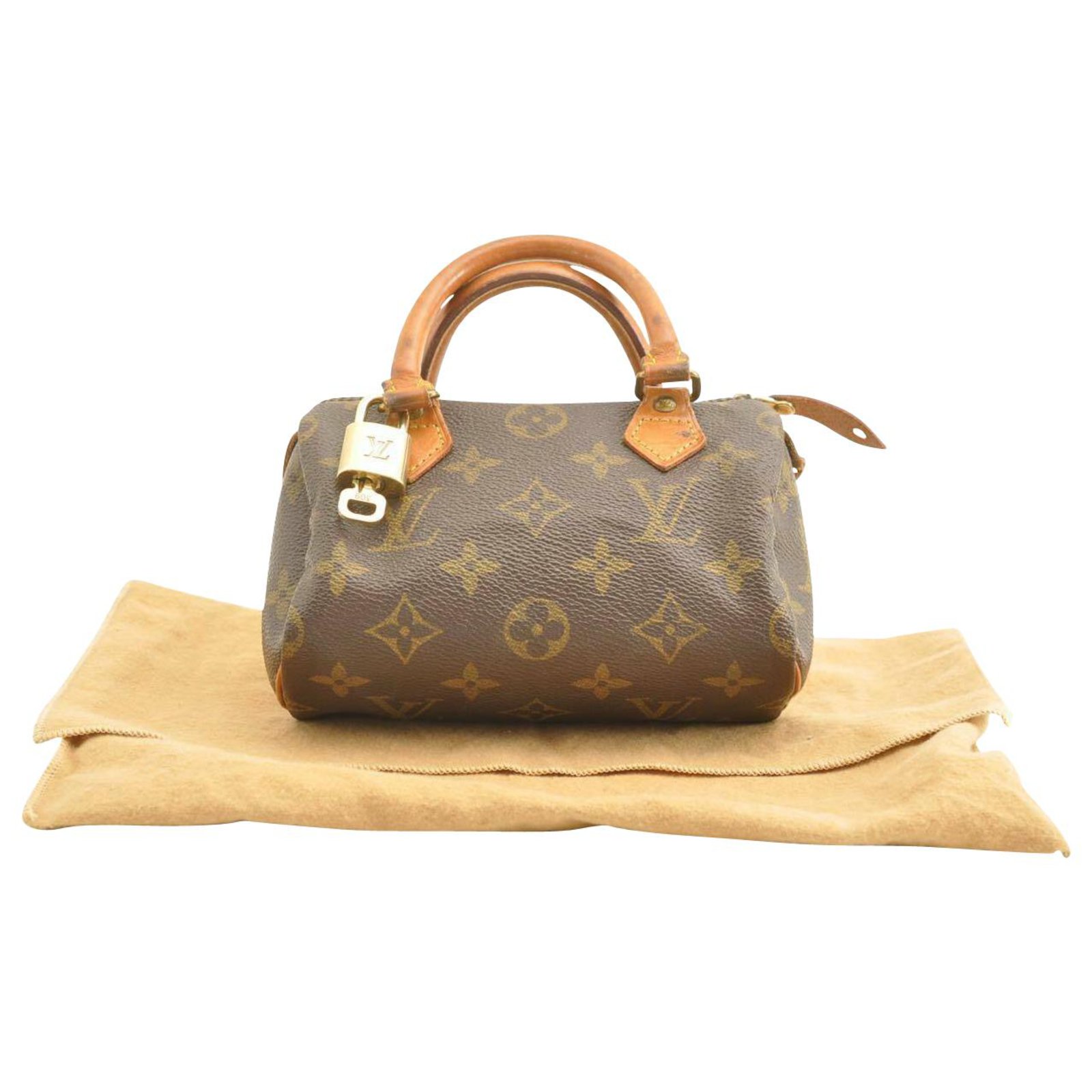 LOUIS VUITTON BROWN MONOGRAM MINI SPEEDY BAG