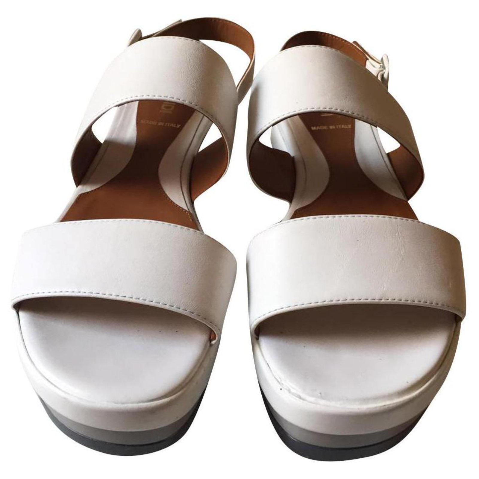 fendi white sandals