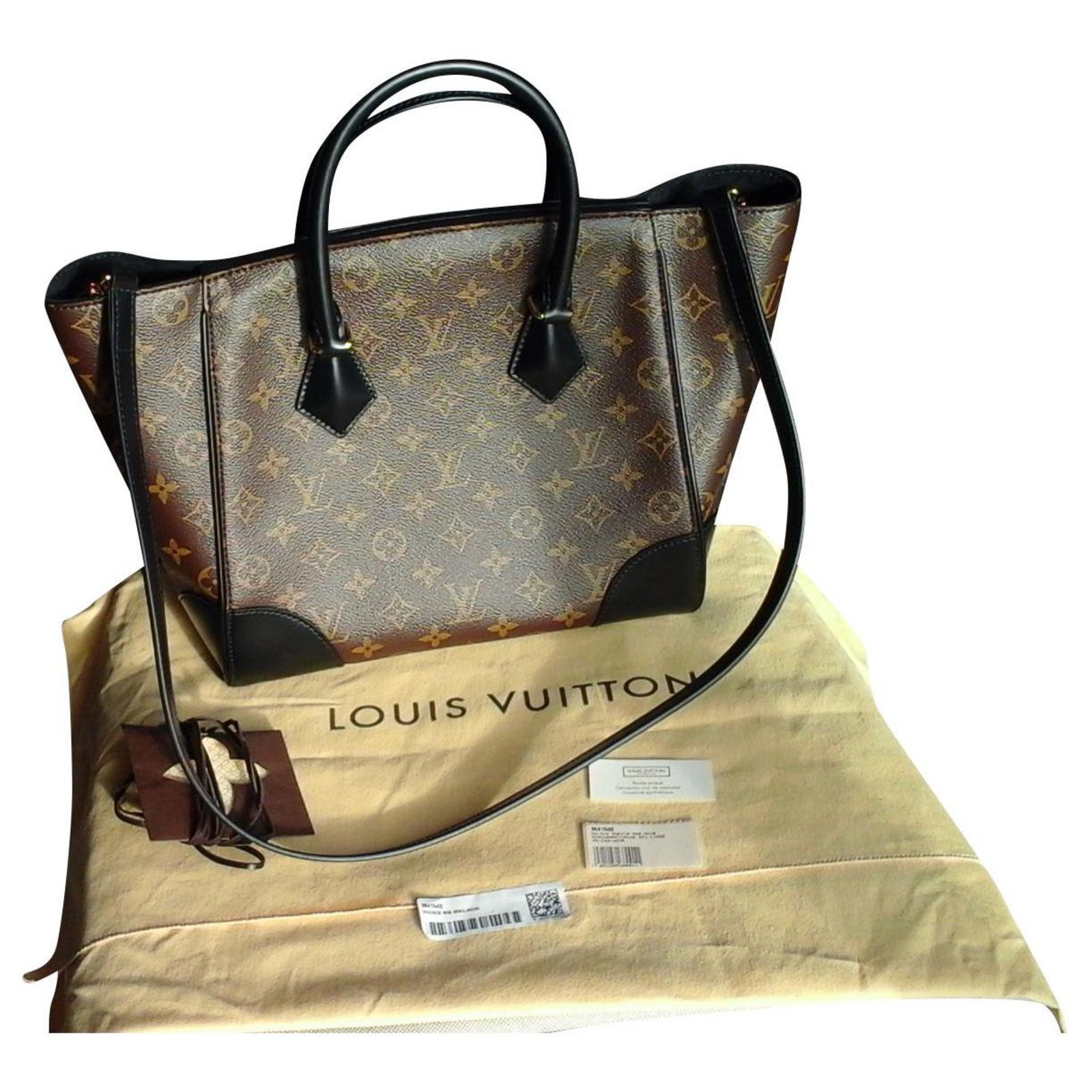 Phenix Louis Vuitton PHOENIX Dark brown Leather ref.166293 - Joli Closet