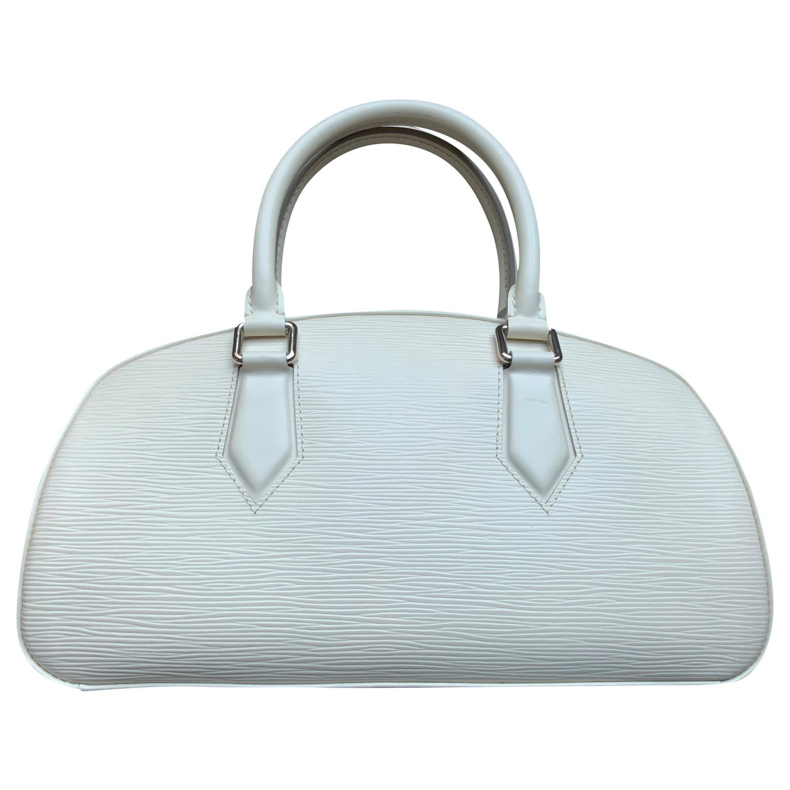 Louis Vuitton Jasmine handbag Eggshell Leather ref.166304 - Joli