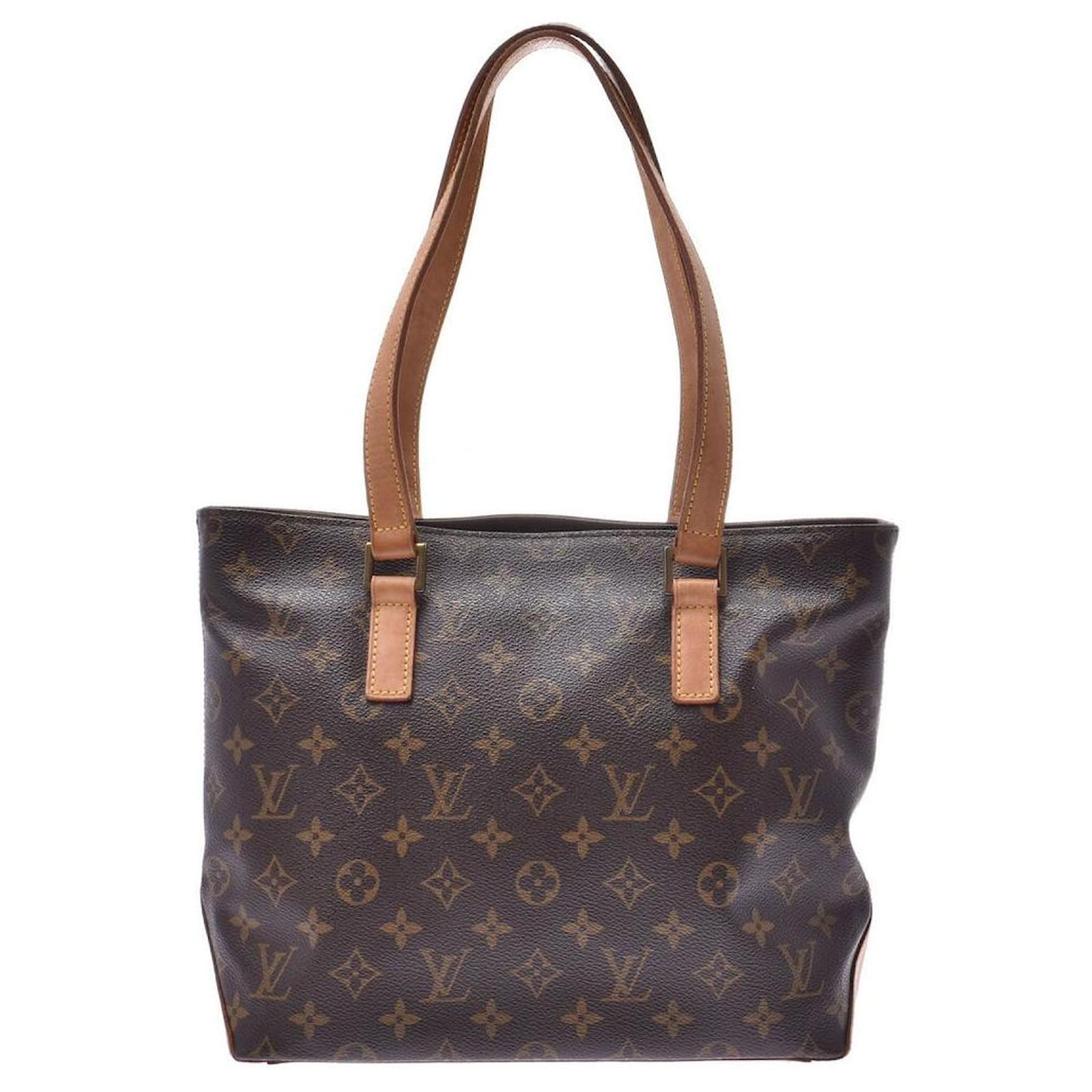 Bolso Louis Vuitton Vintage Shopper Castaño Lienzo ref.166889 - Joli Closet