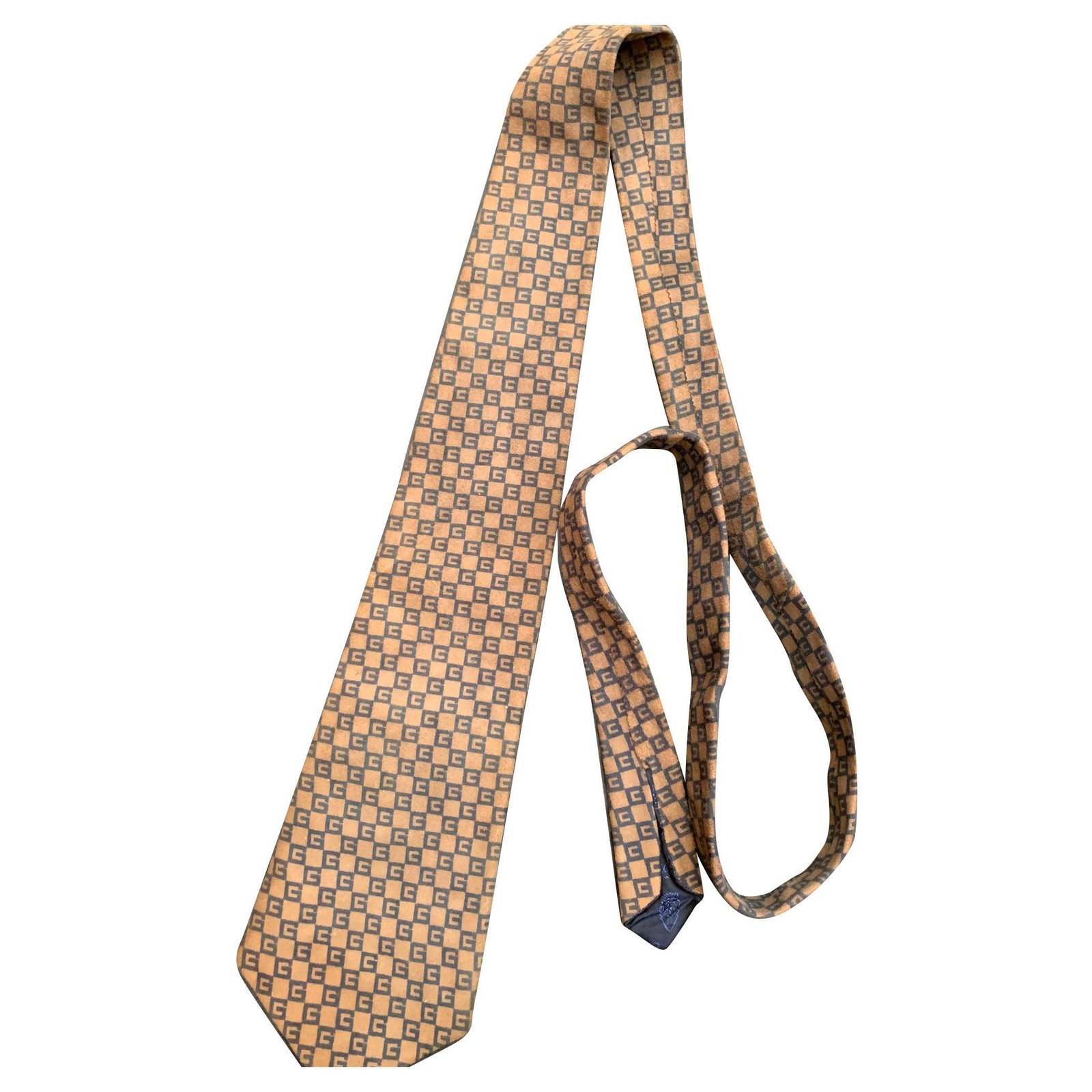 Gucci Gucci vintage tie Ties Leather 