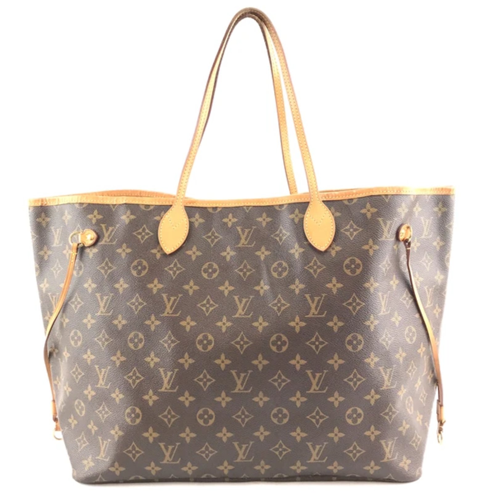 Louis Vuitton Louis Vuitton Neverfull Neo Gm Monogram Canvas Handbags Leather Brown Ref Joli Closet