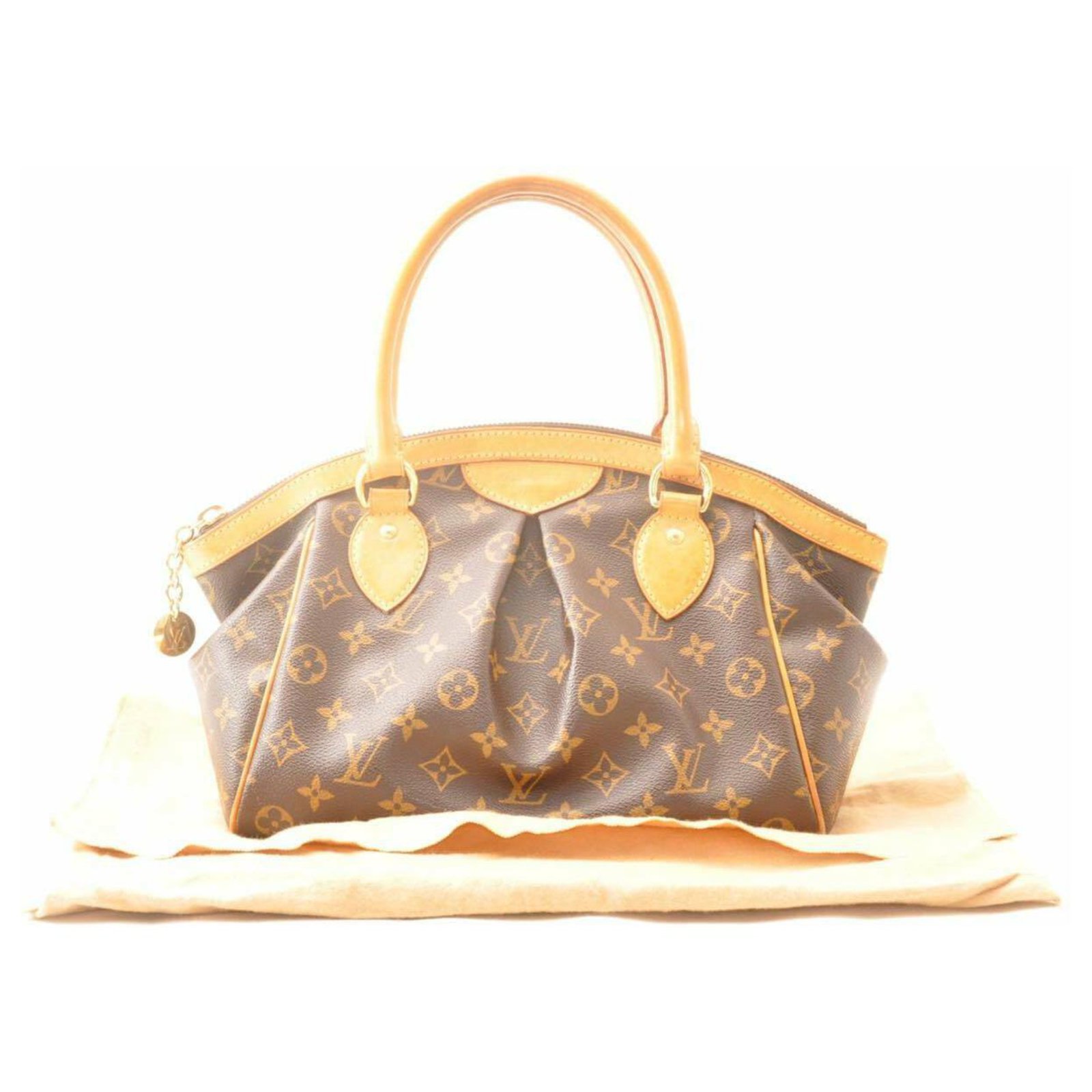 Louis Vuitton Monogram Tivoli PM Brown Cloth ref.168595 - Joli Closet