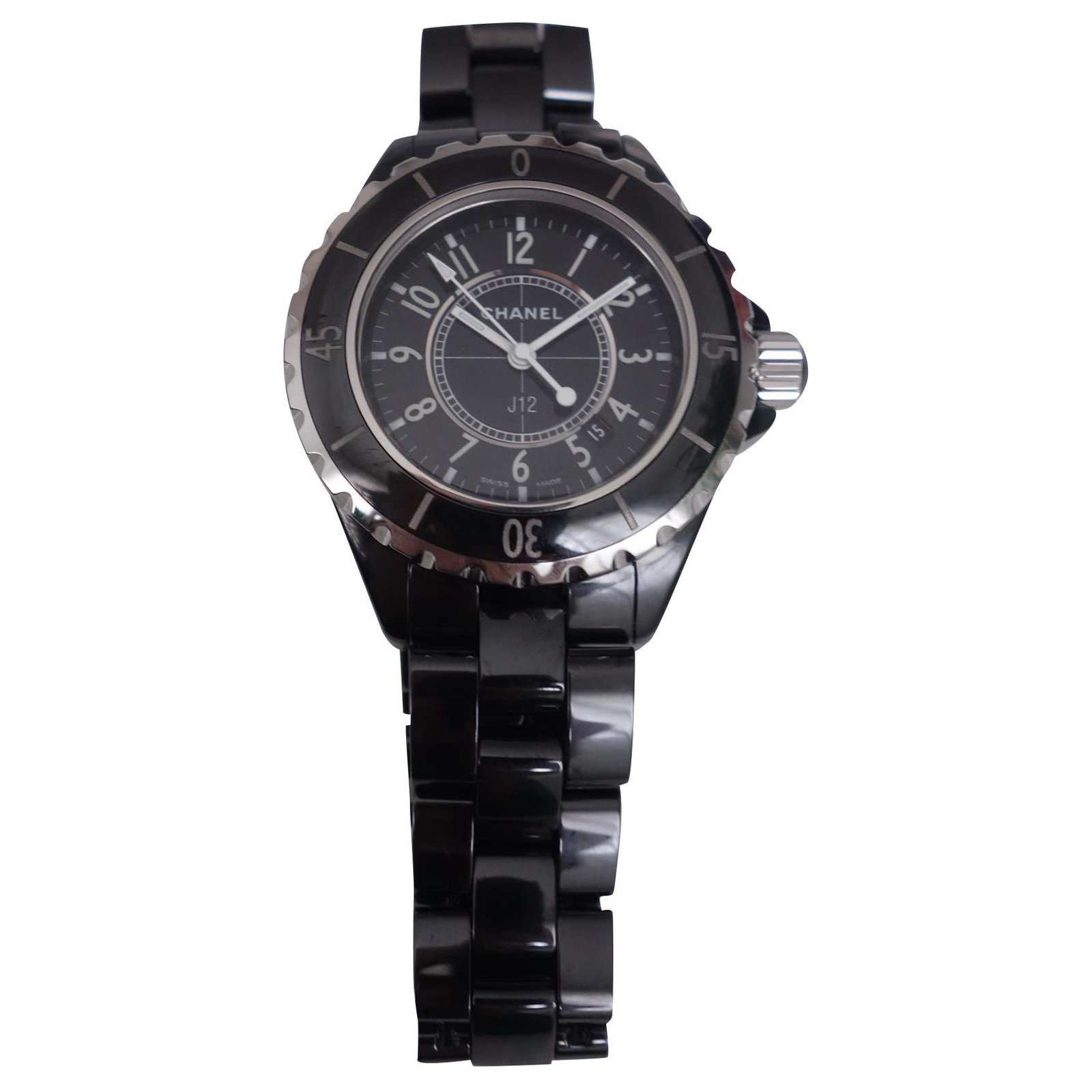 J12 Chanel J watch12 H0682 Black Steel Ceramic ref.168805 - Joli
