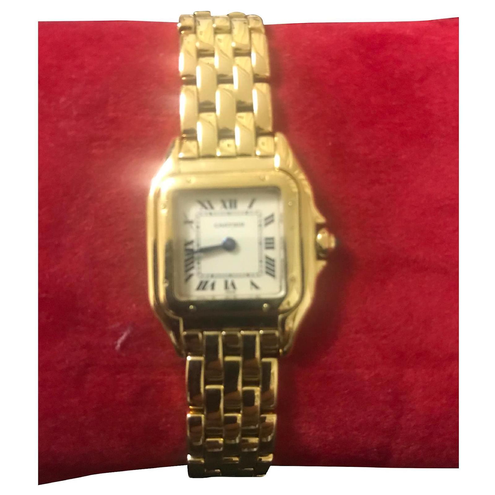OROLOGIO PANTHERE CARTIER Giallo Acciaio ref.168817 - Joli Closet