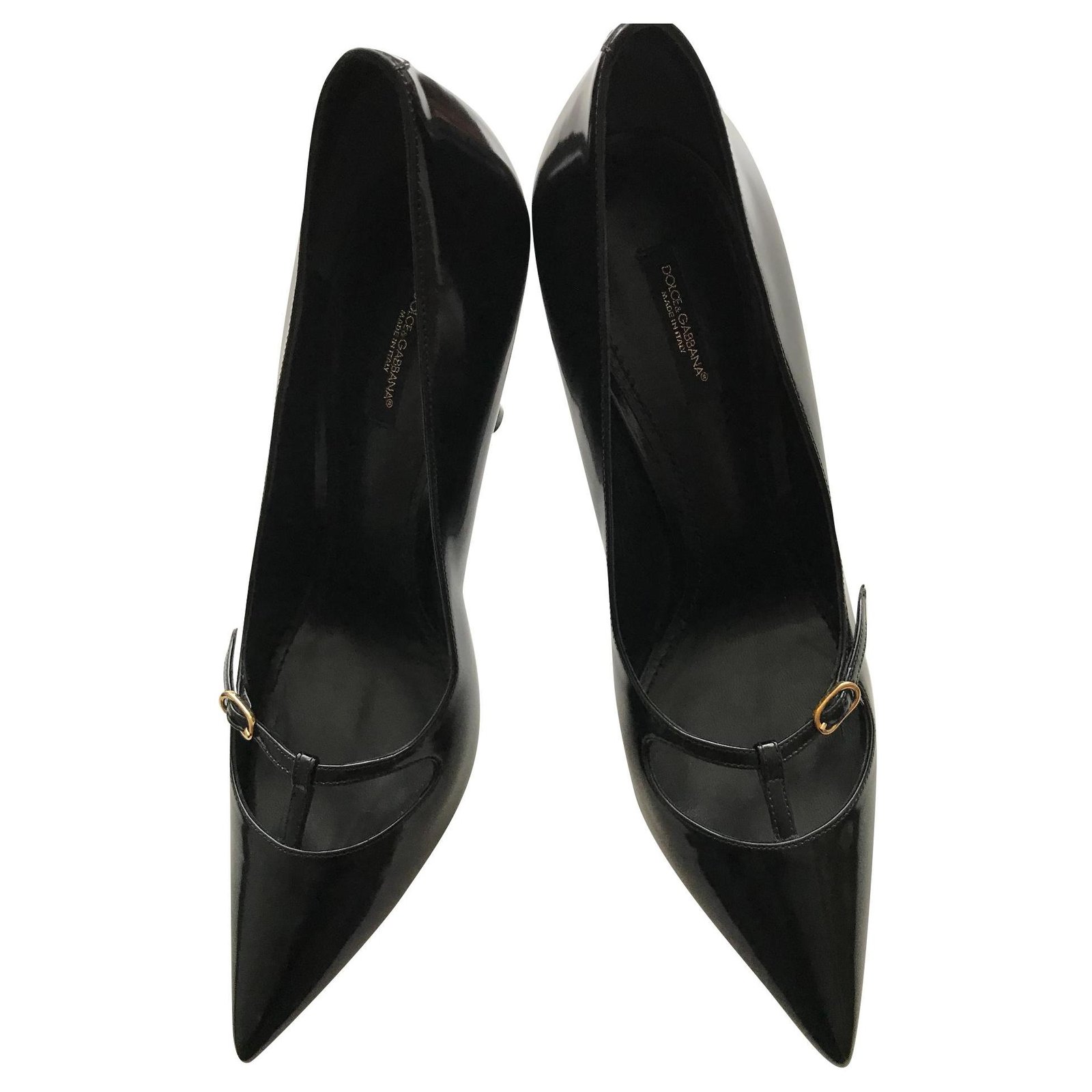 dolce & gabbana patent leather pumps