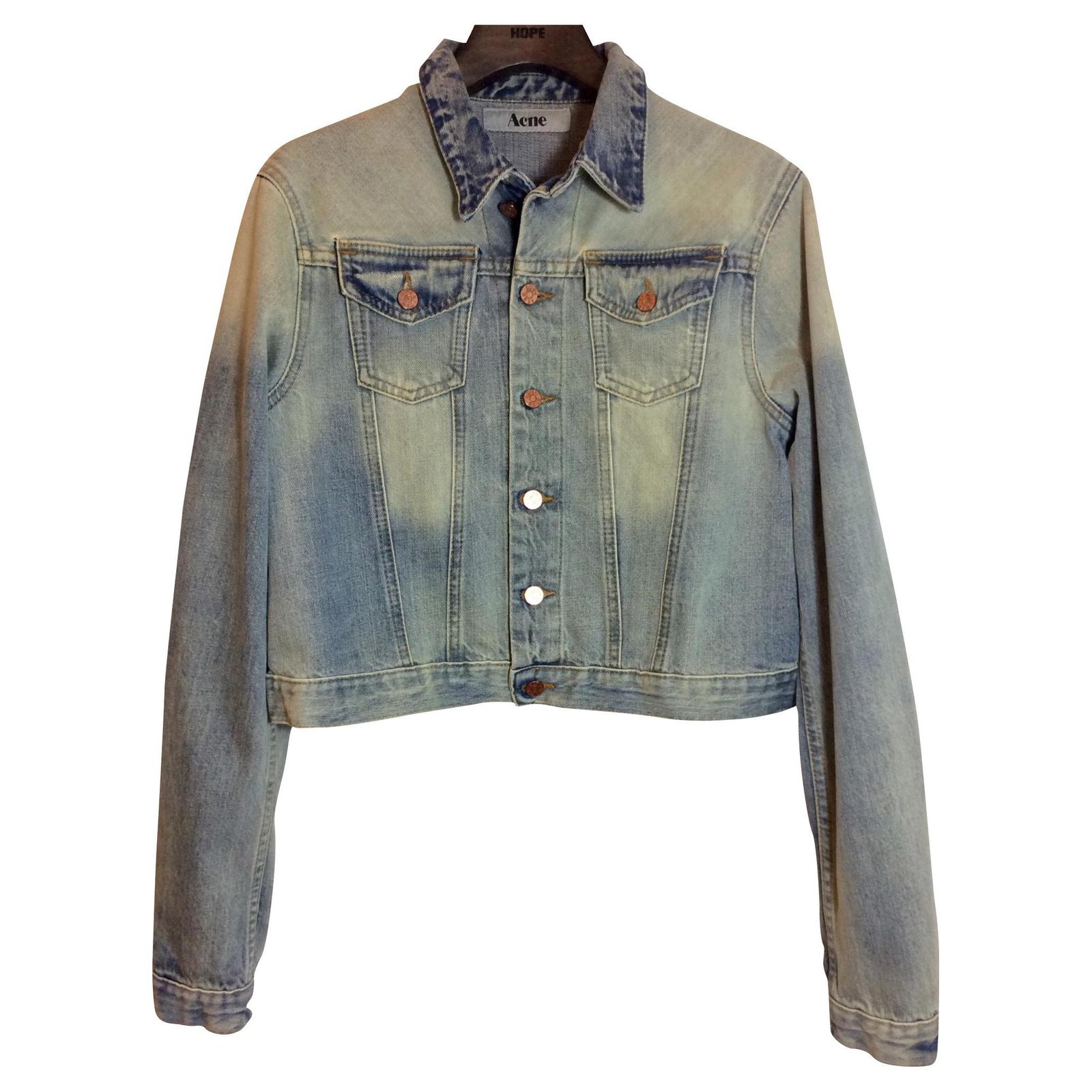 Vintage wash deals denim jacket