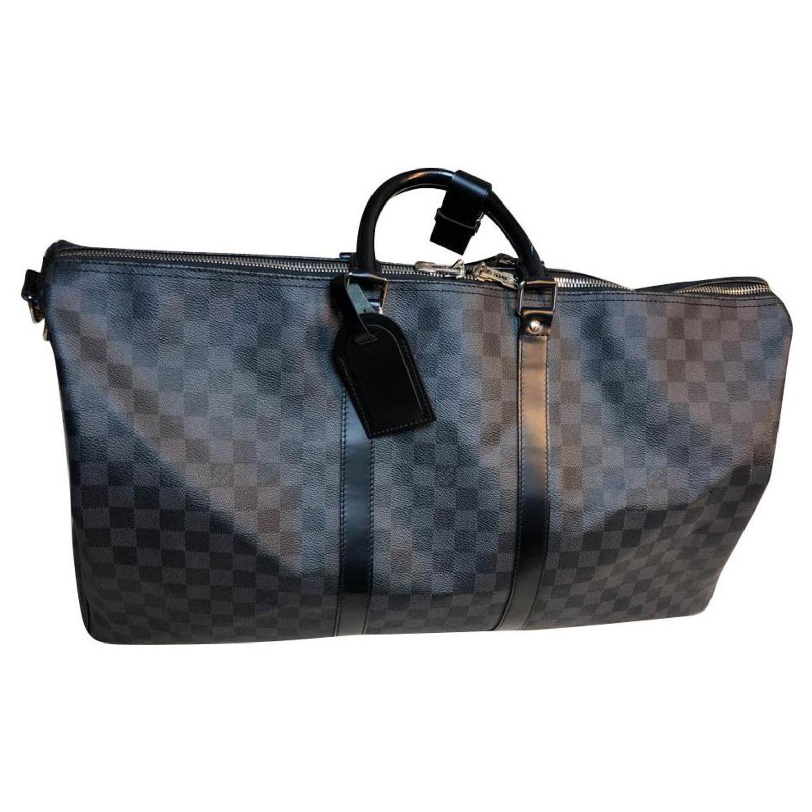 Keepall prism travel bag Louis Vuitton Grey in Plastic - 33788739