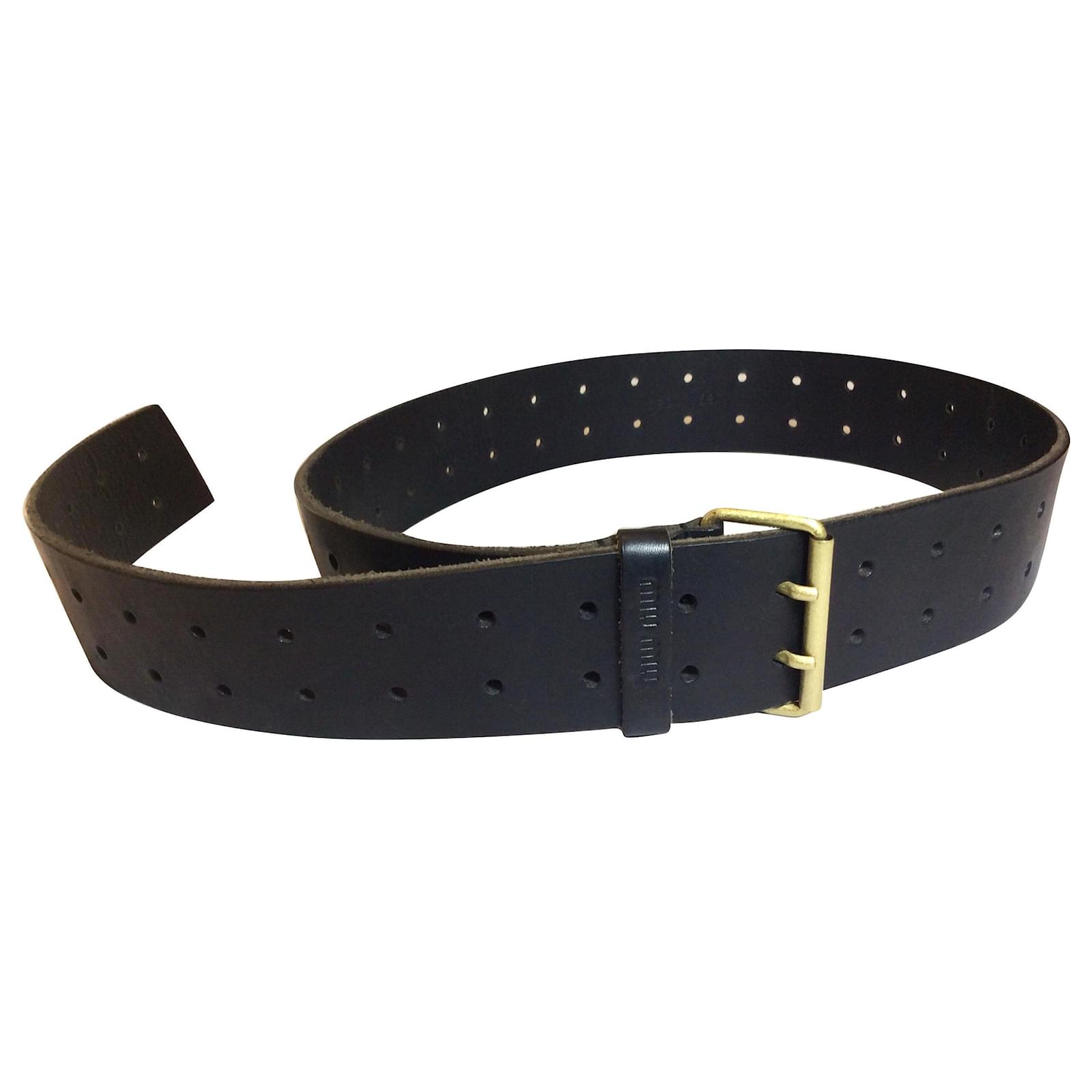 black belt with holes all the way around