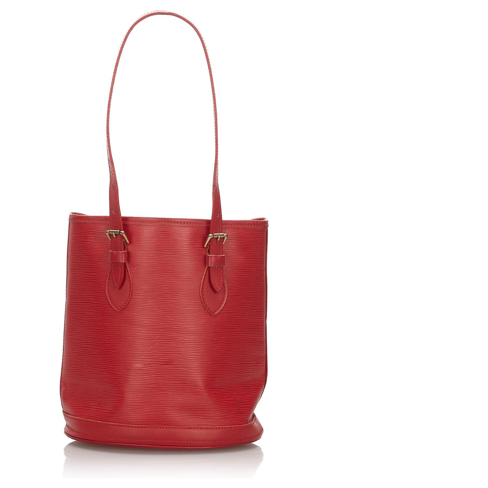 Louis Vuitton Louis Vuitton Bucket PM Red Epi Leather Shoulder Bag