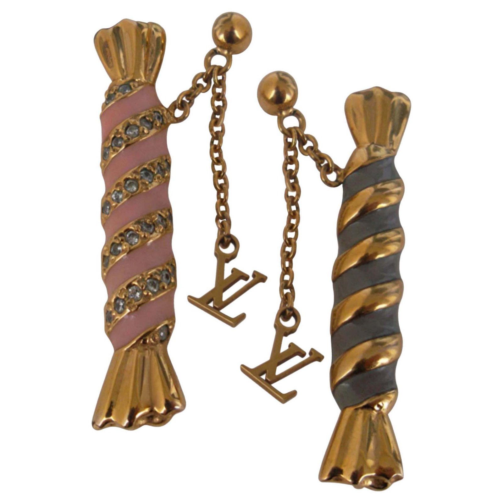 Louis Vuitton TUTTI SWEETY earrings Golden Metal ref.169536 - Joli