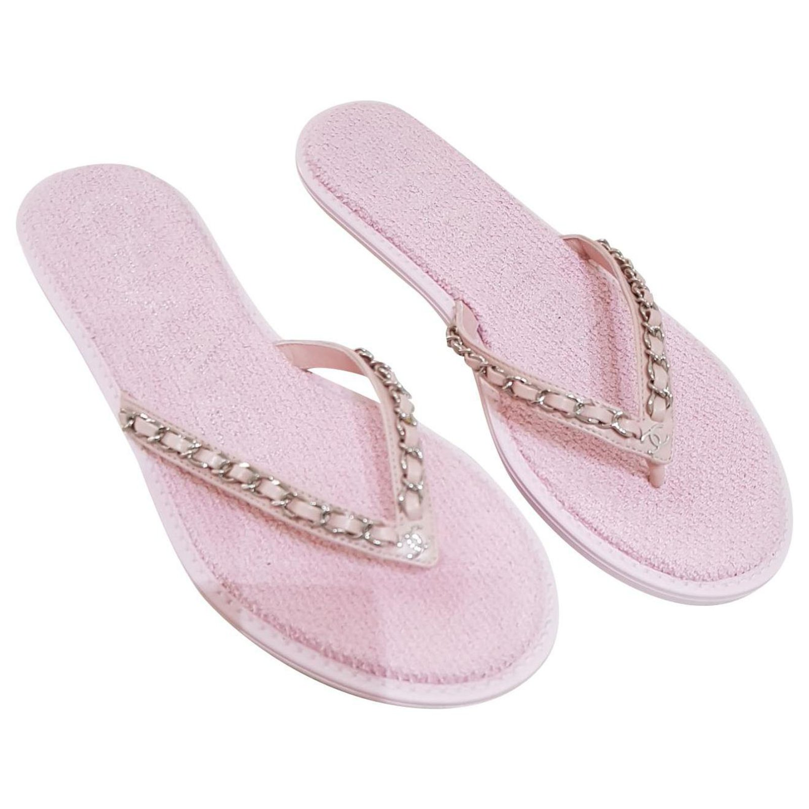 Chanel flip flops Pink ref.169771 - Joli Closet