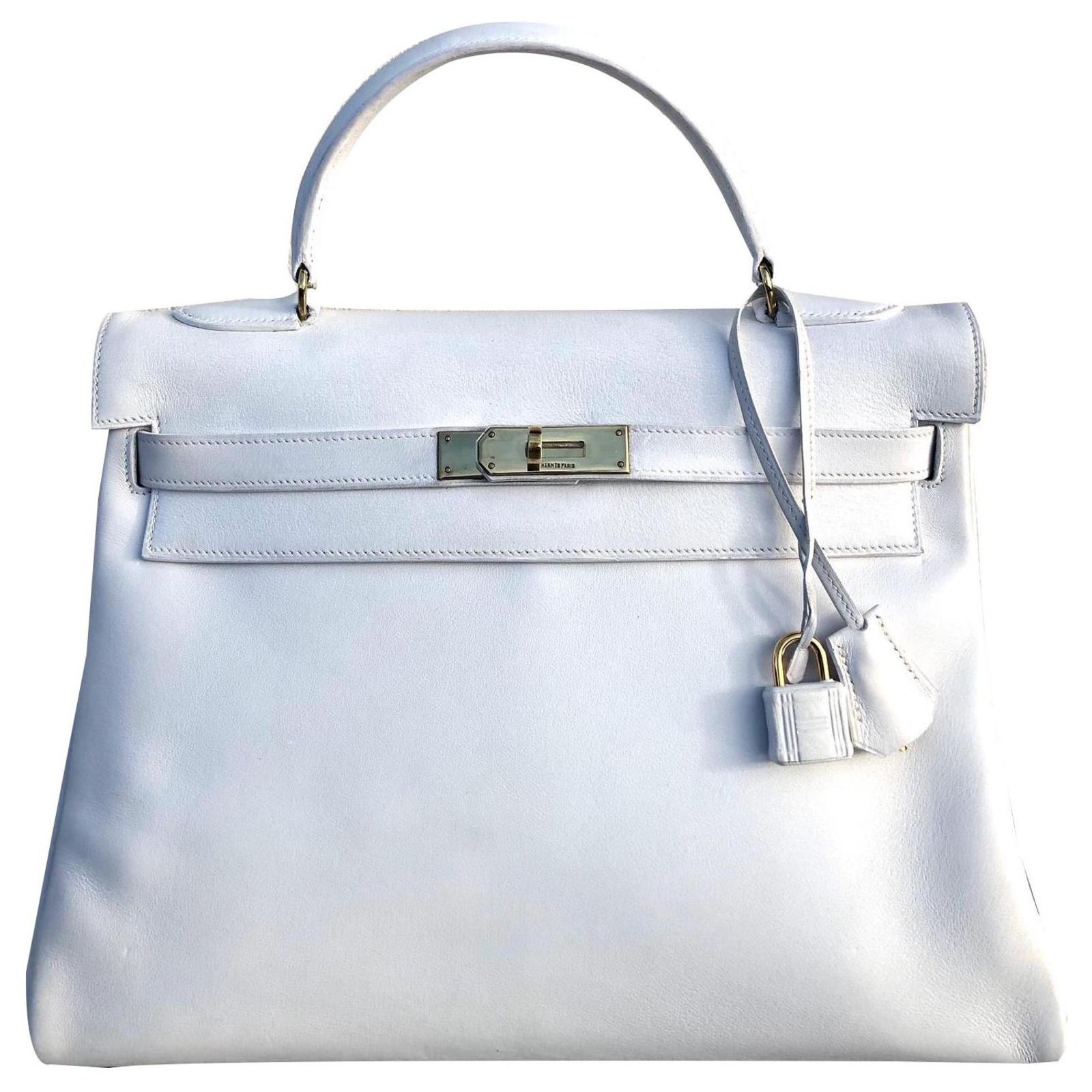 hermes kelly bag white