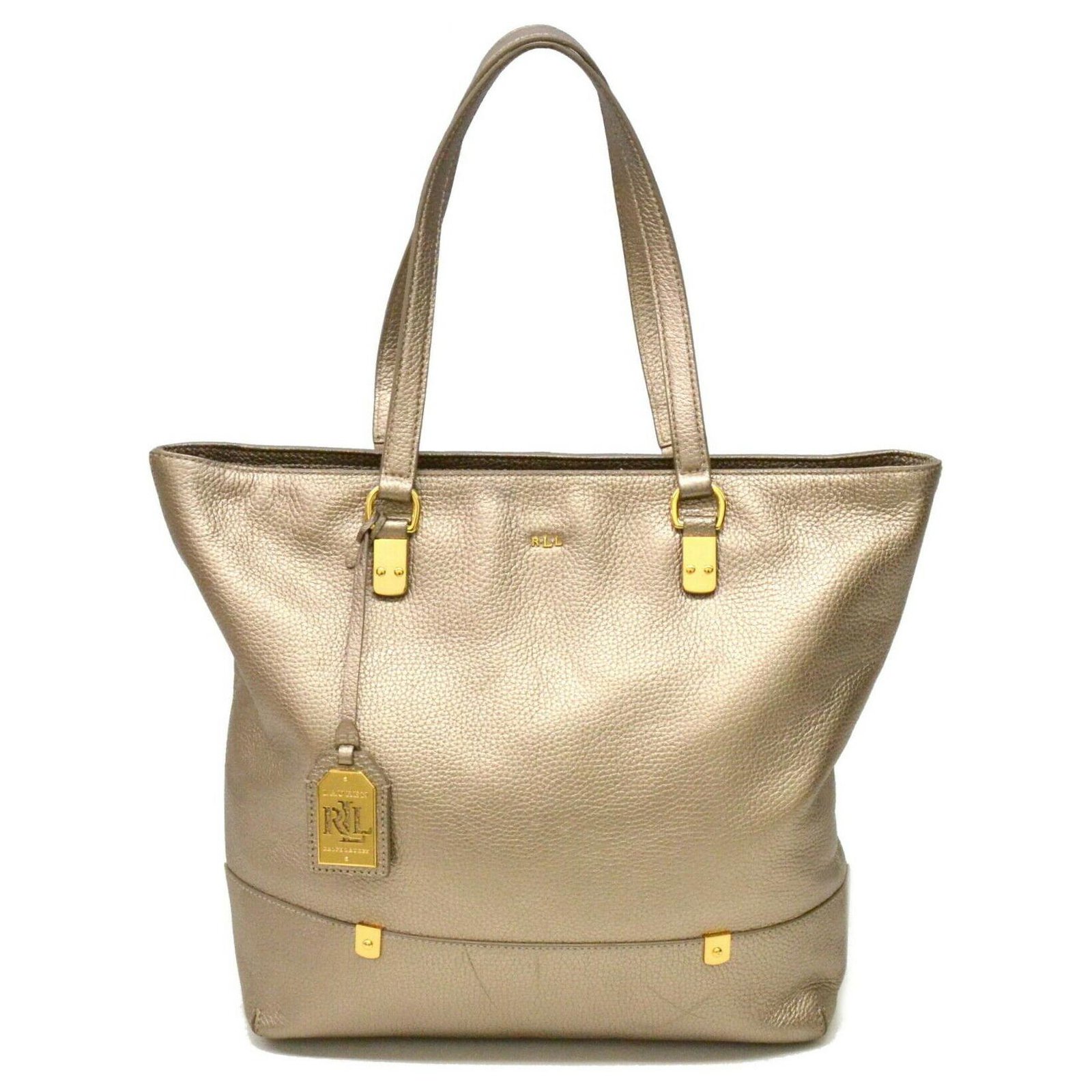 Lauren Tote Shoulder Hand Bag Golden ref.170939 - Joli Closet
