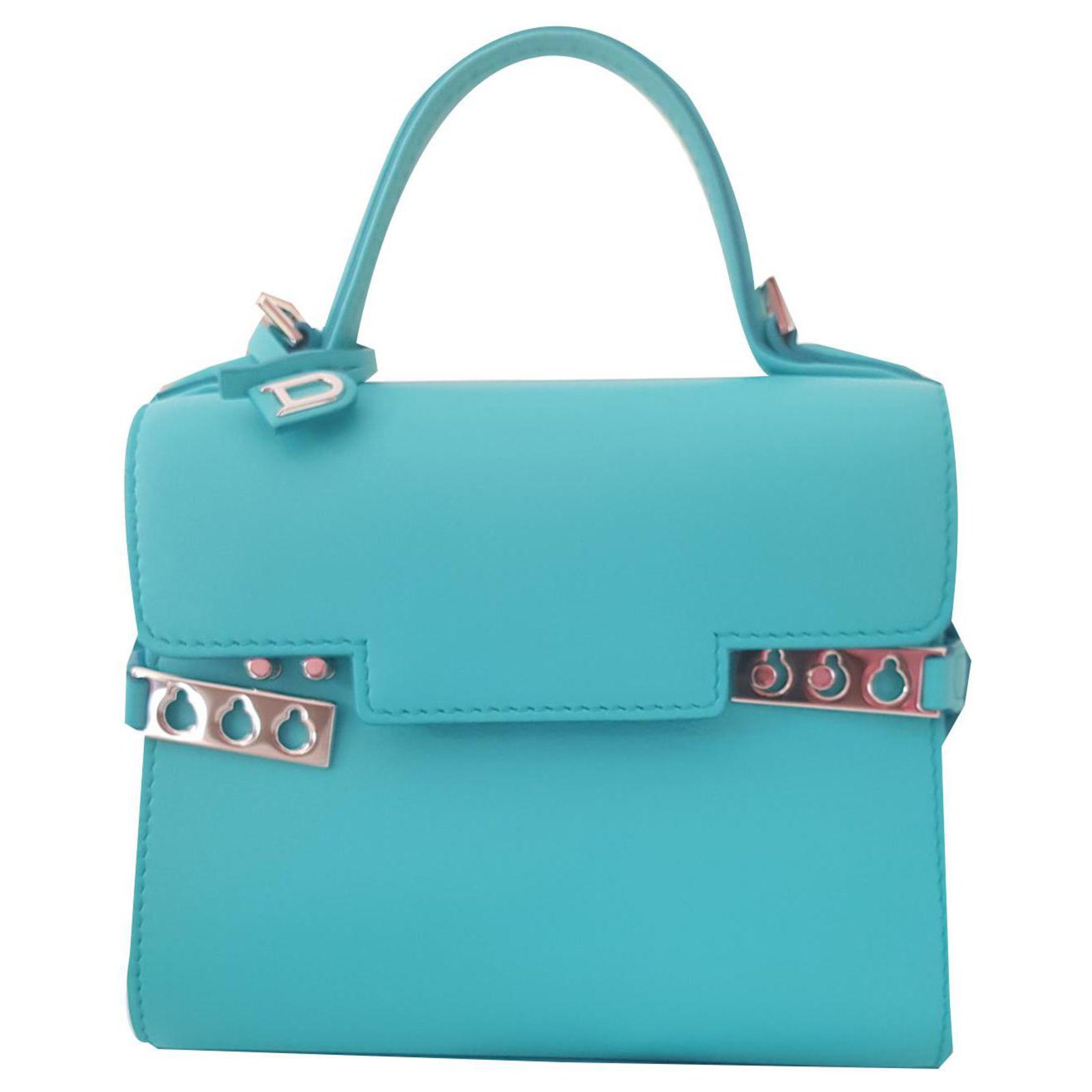 Delvaux Tempete Blue Leather ref.118297 - Joli Closet