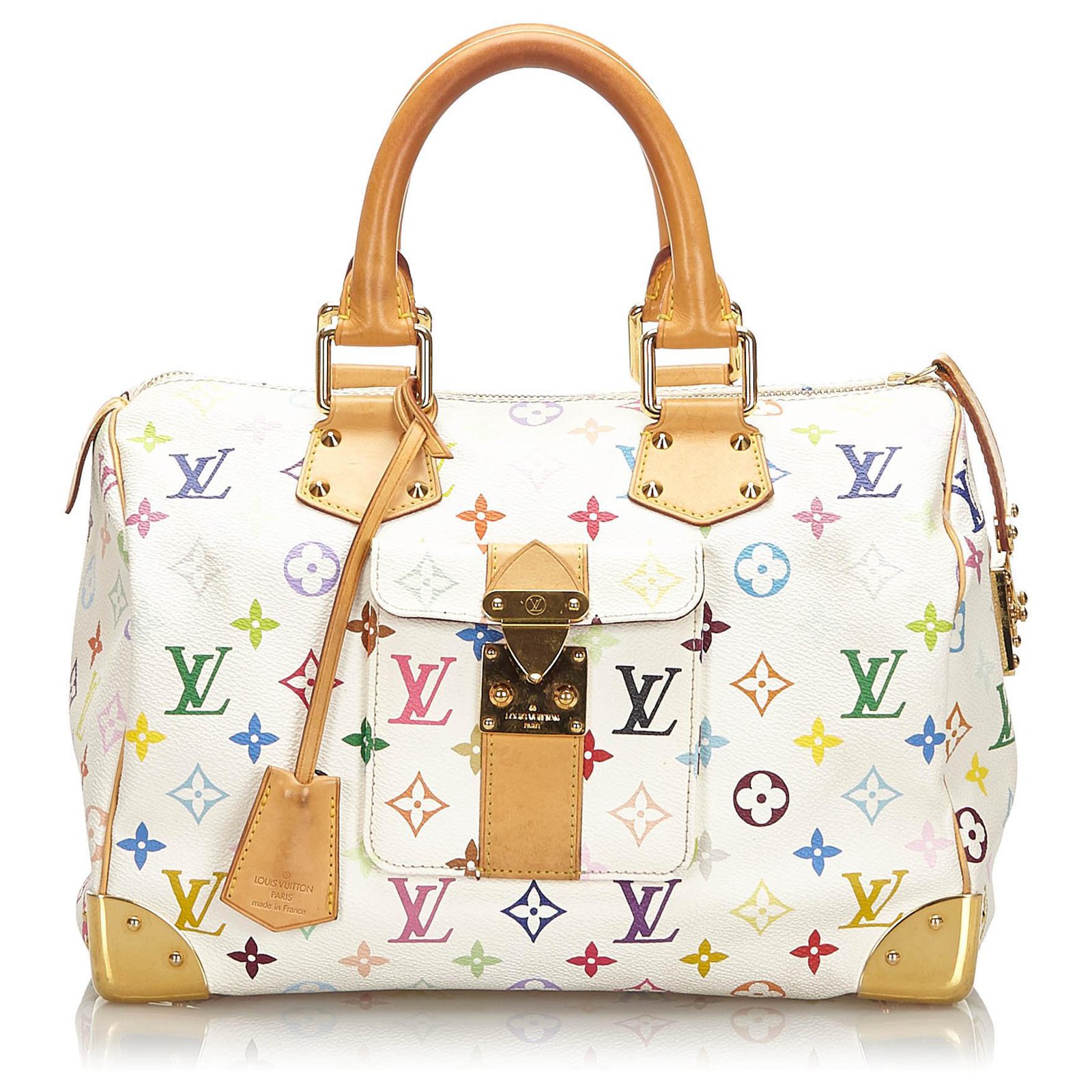 Louis Vuitton Monogram Multicolor Lodge PM Shoulder Bag M40053 White  eBay