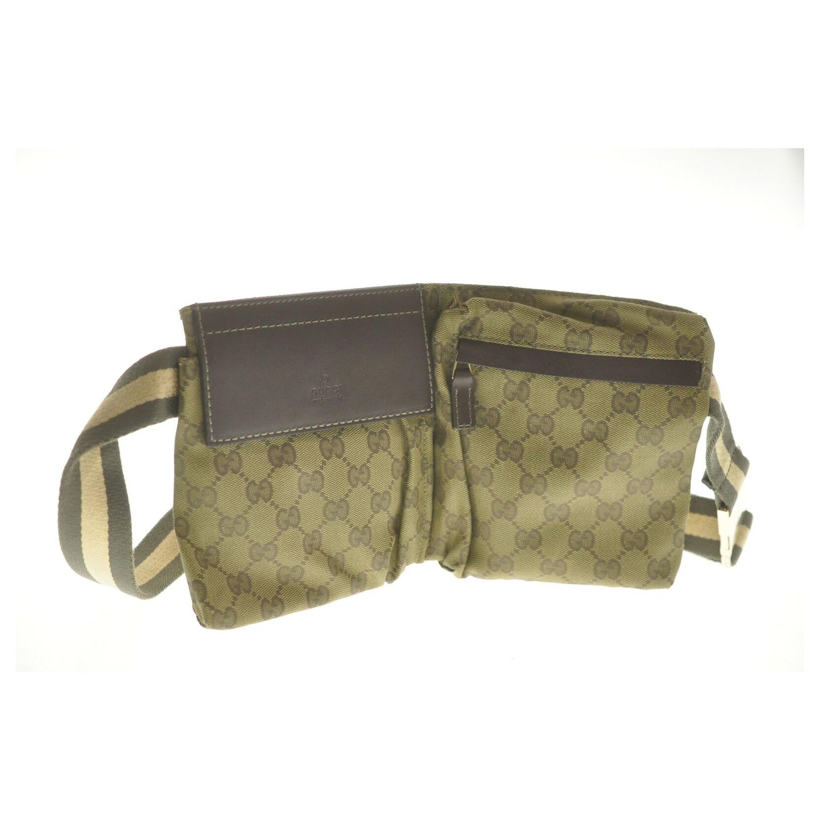 gucci canvas waist pouch