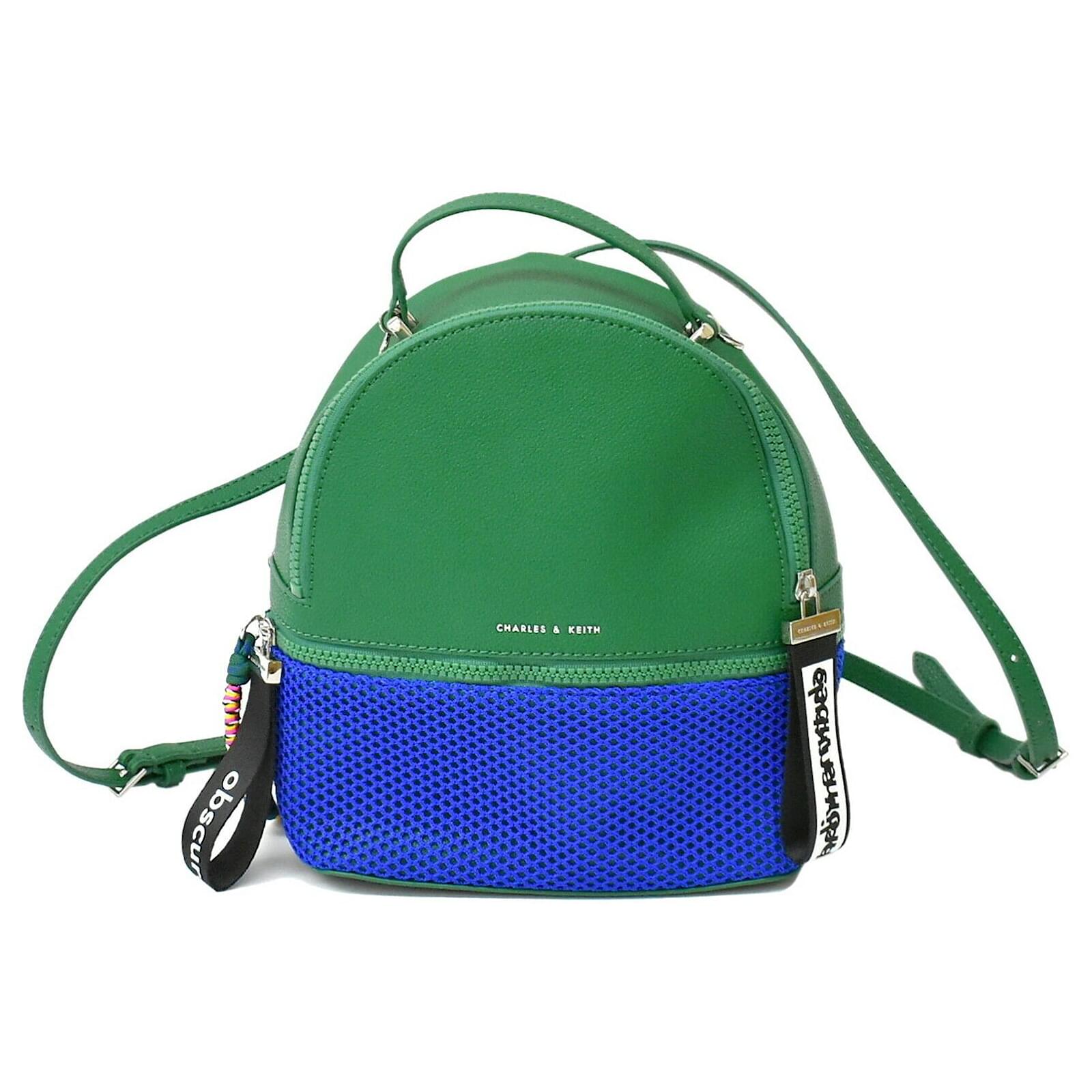 mini backpack charles and keith