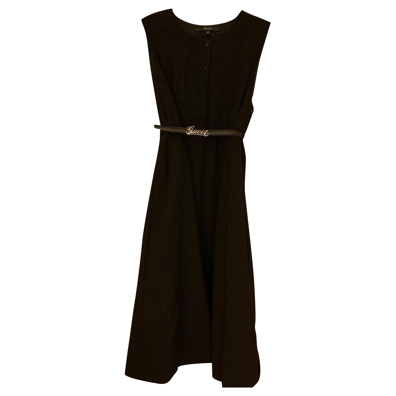 Gucci Dresses Black Wool ref.171563 - Joli Closet