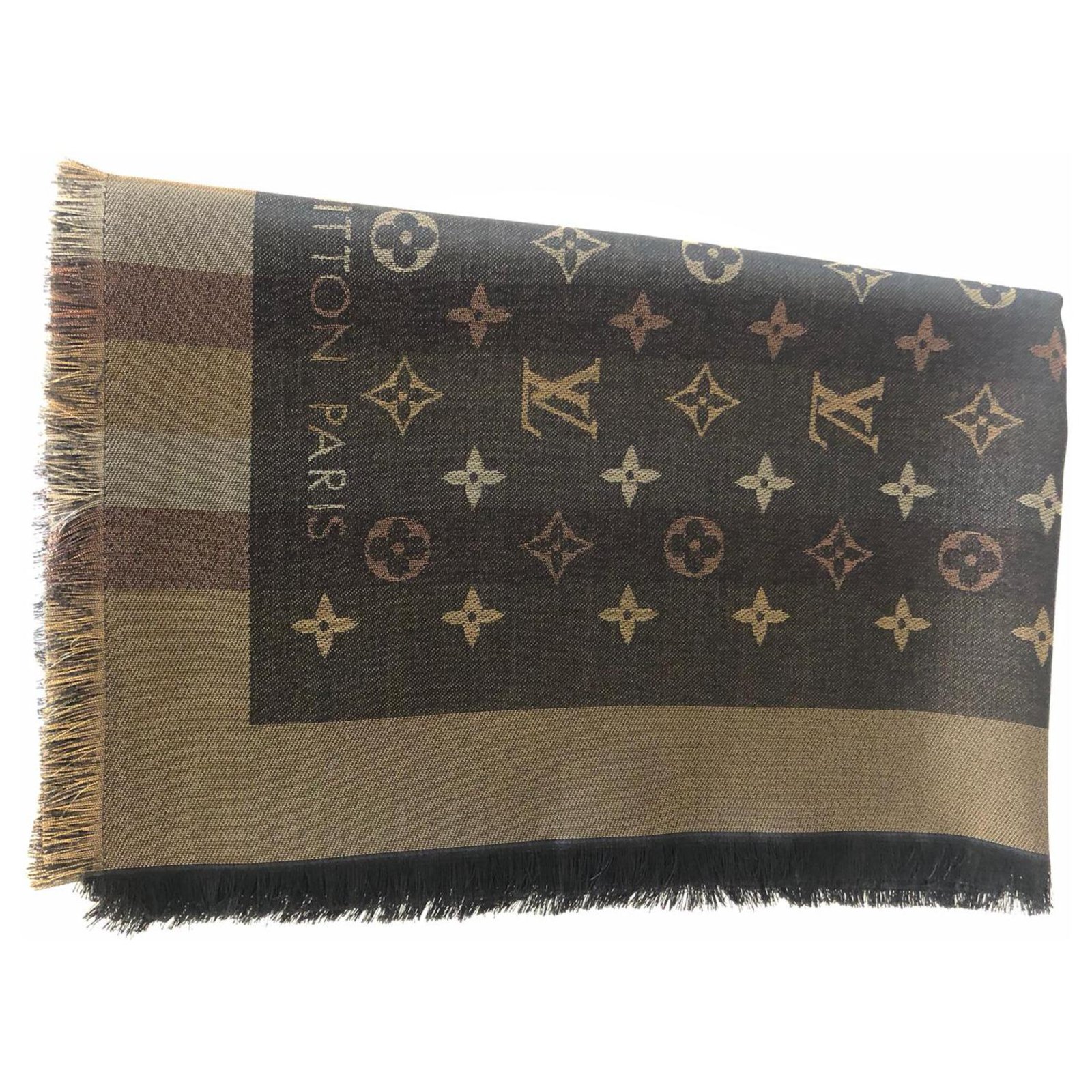 Louis Vuitton So shine monogram Brown Silk ref.171882 - Joli Closet