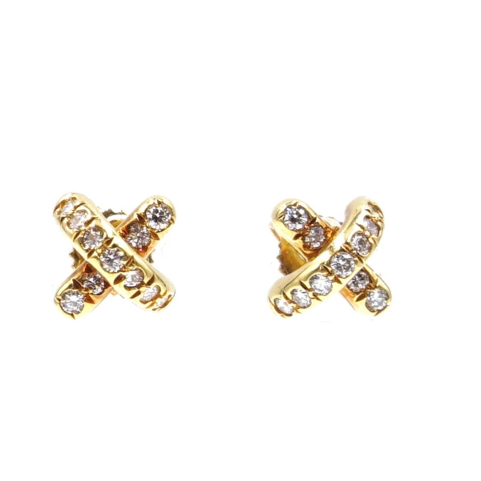 tiffany cross earrings