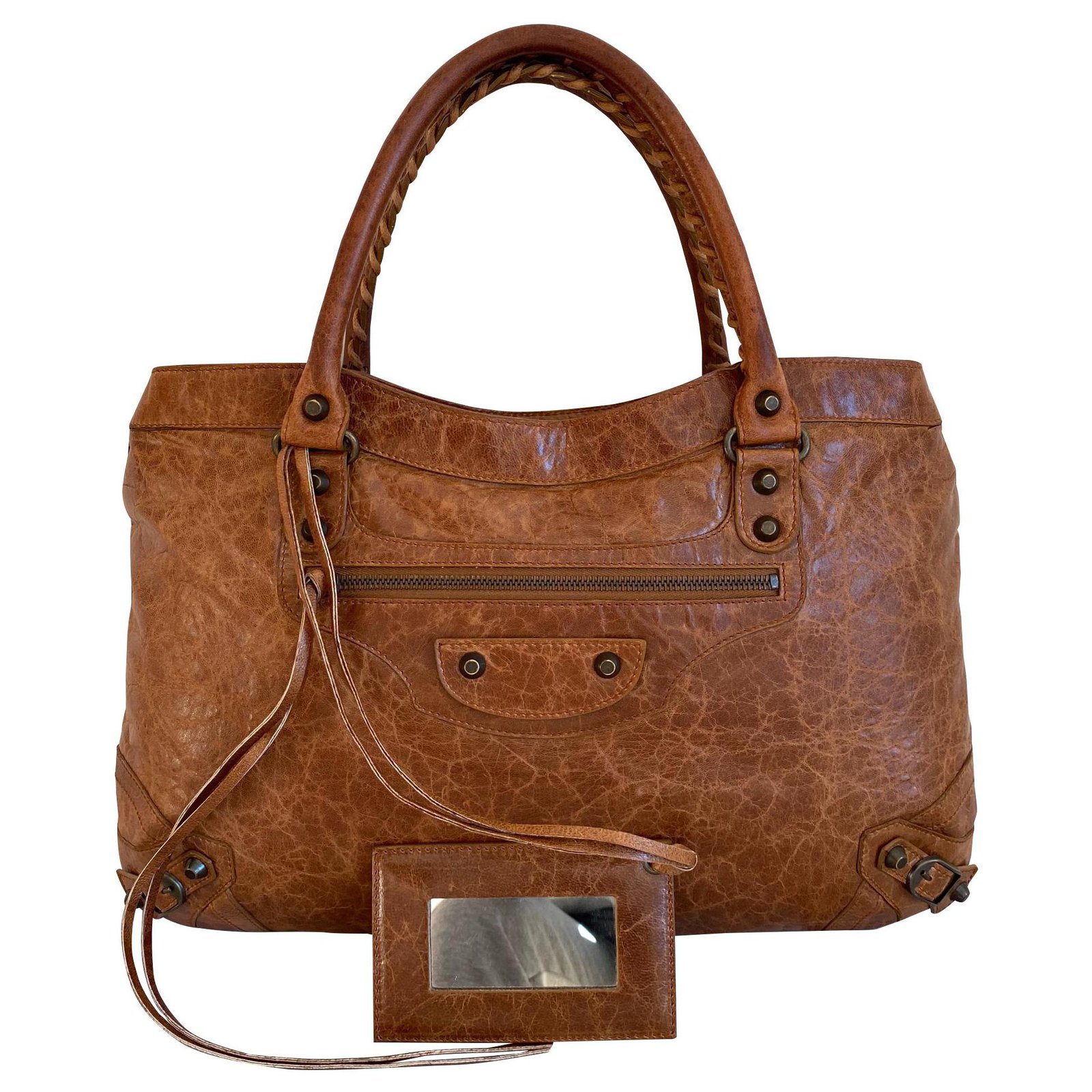 Balenciaga Handbags Caramel Leather ref.172209 - Joli