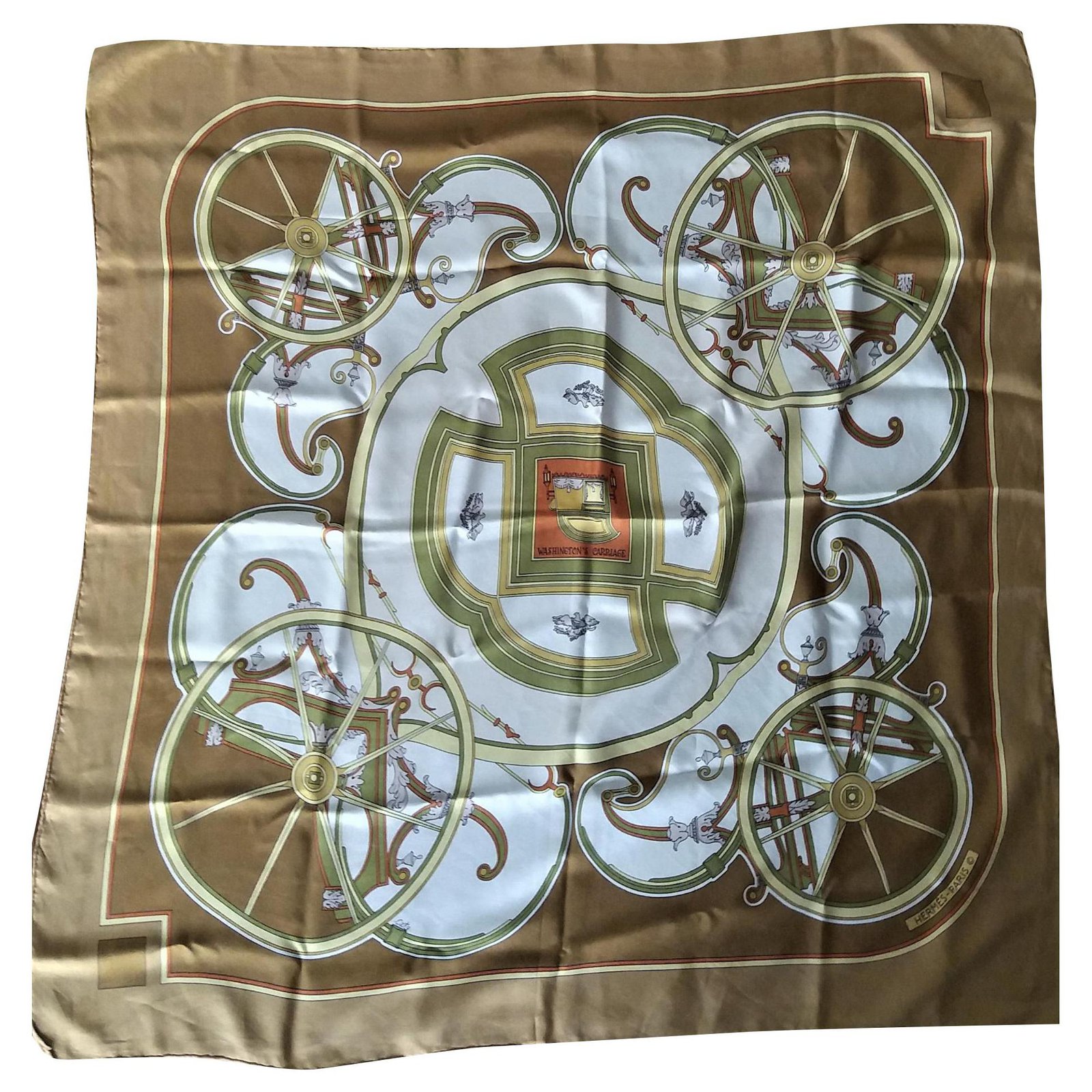 hermes carriage scarf