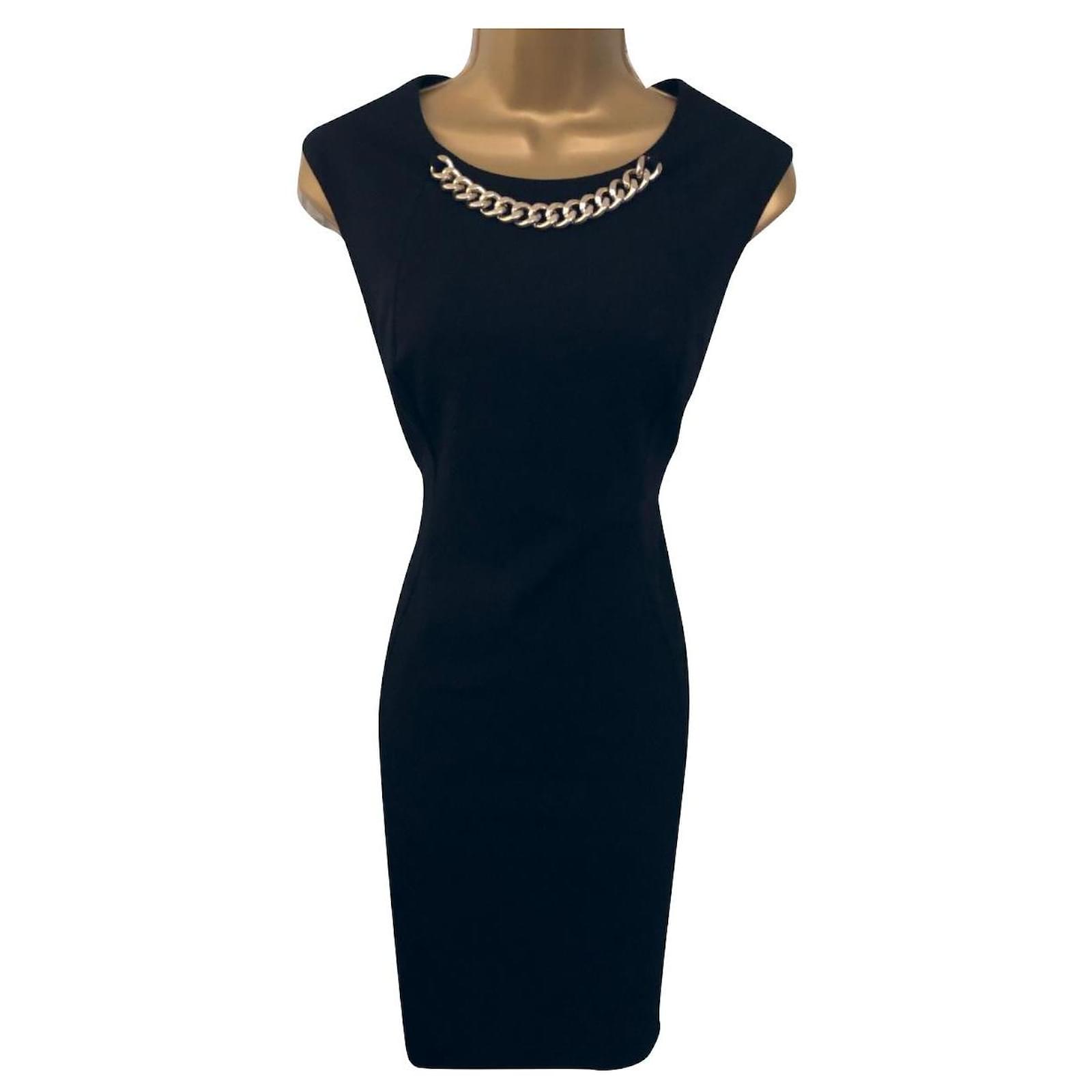 Calvin Klein Robes Polyester Noir ref.172452 Joli Closet