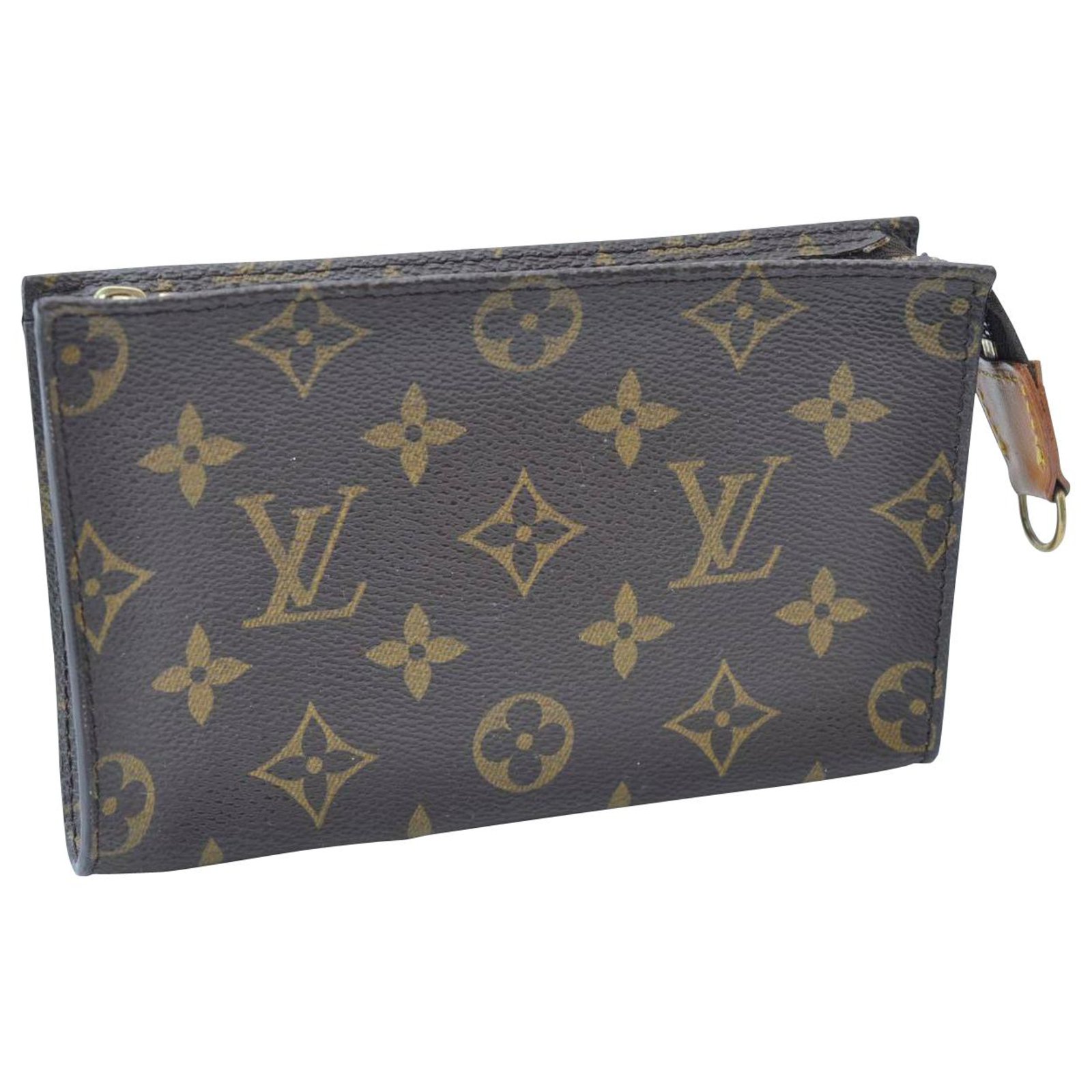 Louis Vuitton Bucket Monogram PM Customized Black Brown Cloth ref