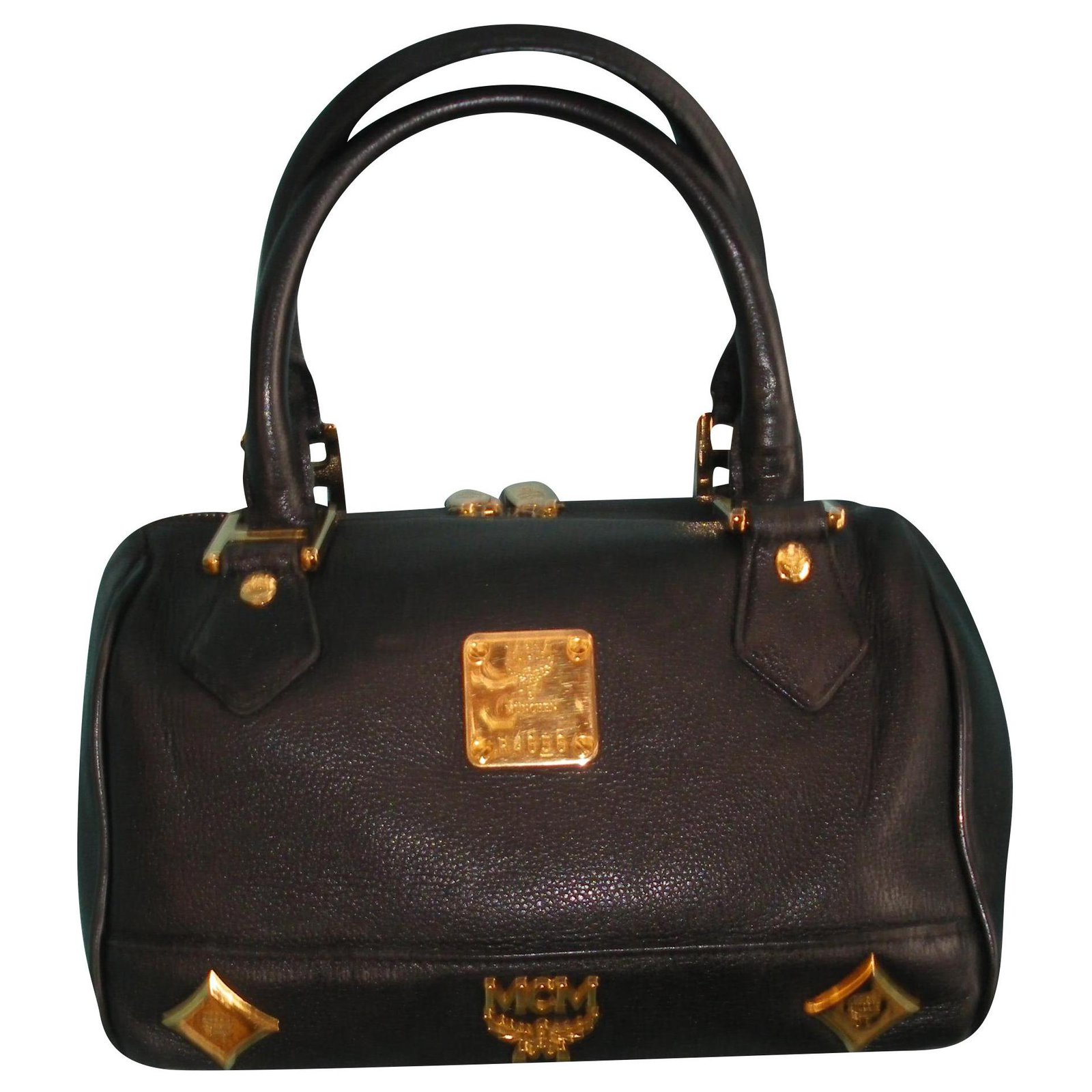 MCM Shoulder Bag Black Leather ref.389626 - Joli Closet