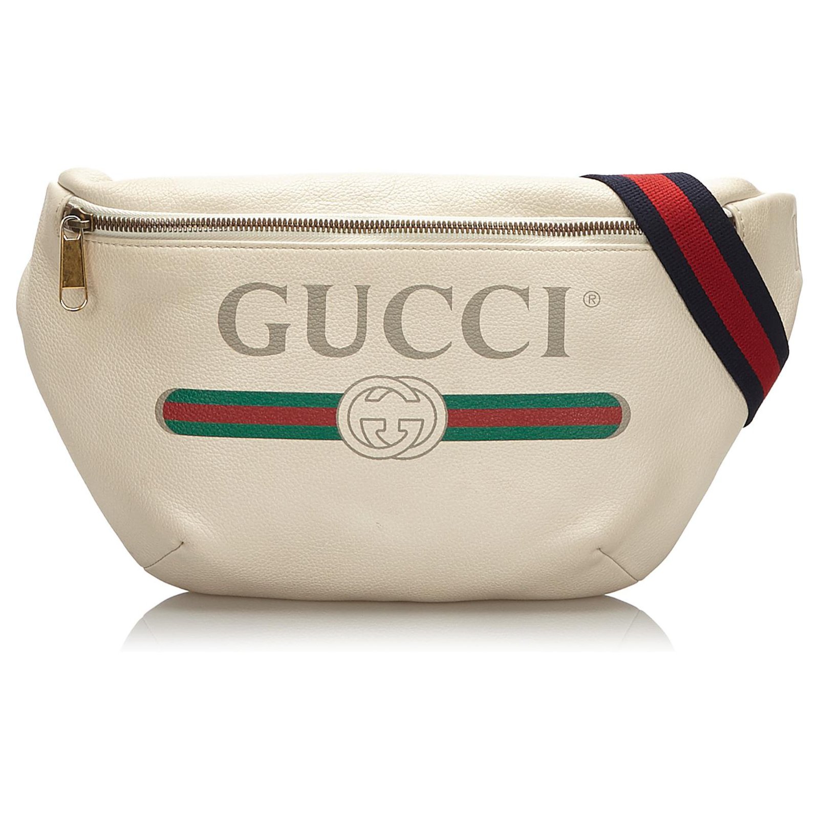 gucci white fanny pack