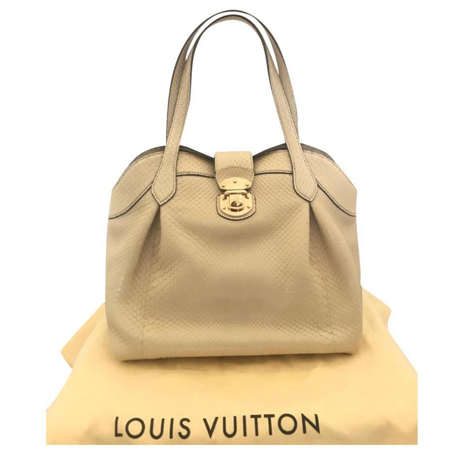 Louis Vuitton Monogram Keepall 55 Boston Bag White M45586 Lvxnba Auth  Hs1077A