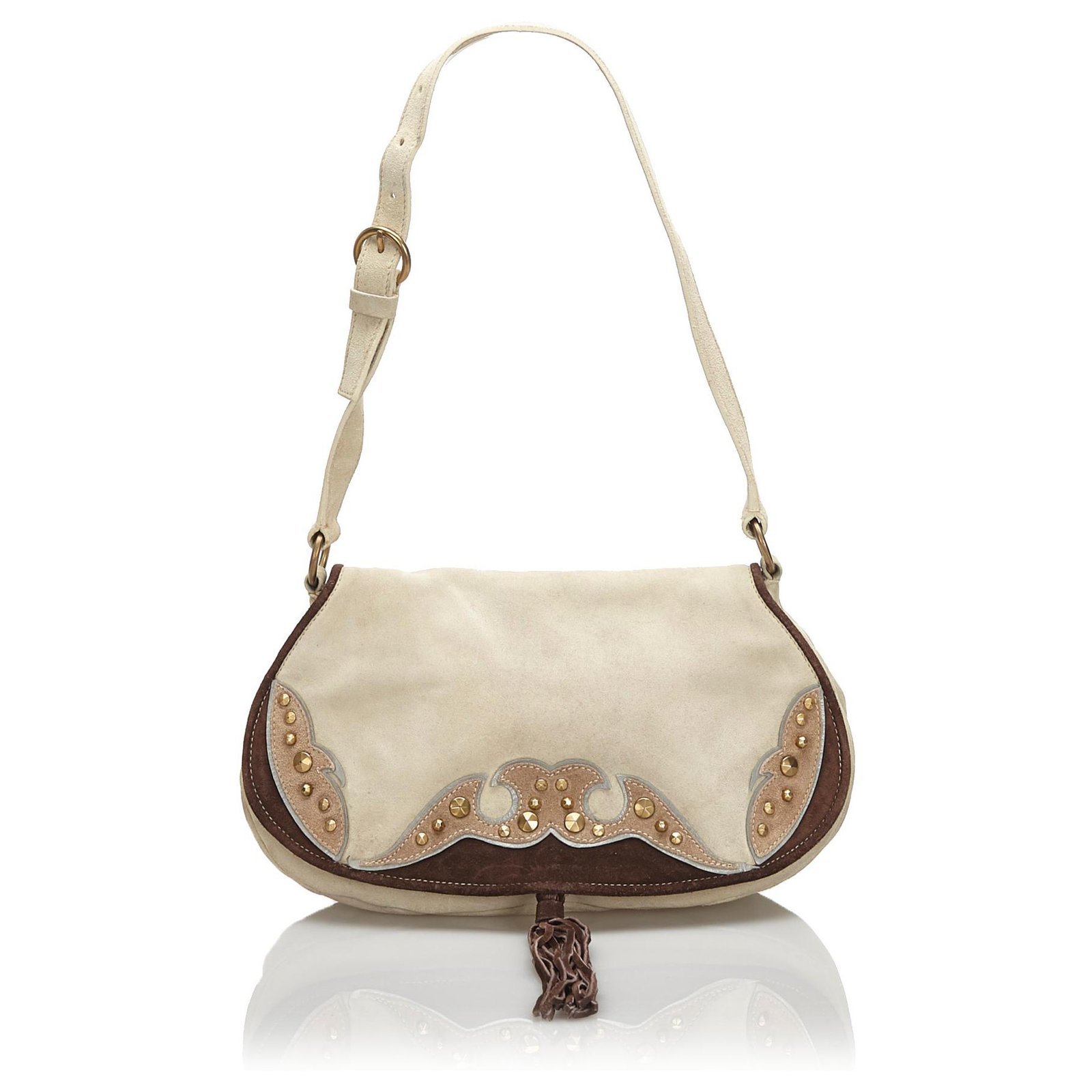 miu miu suede shoulder bag