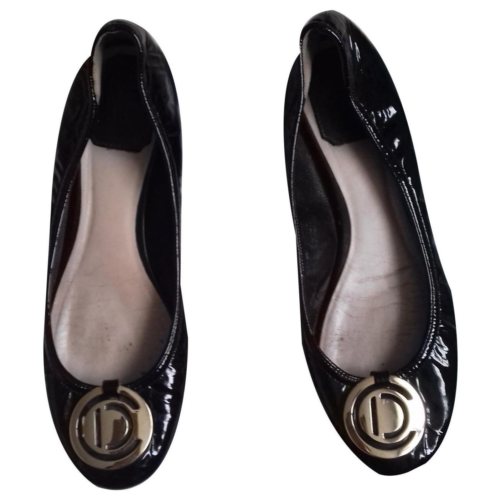 ballerine beige et noir